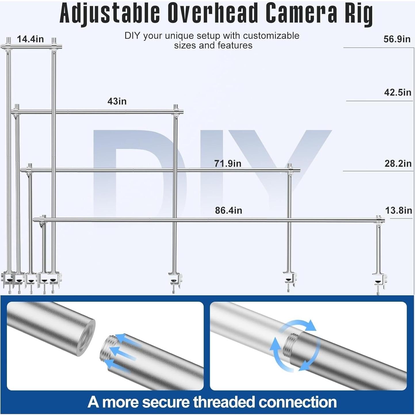 Soporte de Cámara EMART Magic Arm 25.4 cm con Super Clamp