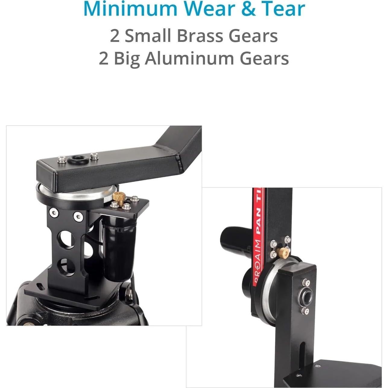 Cabezal Motorizado PROAIM PT-SR 2 Ejes Pan-Tilt 360° 7.5kg