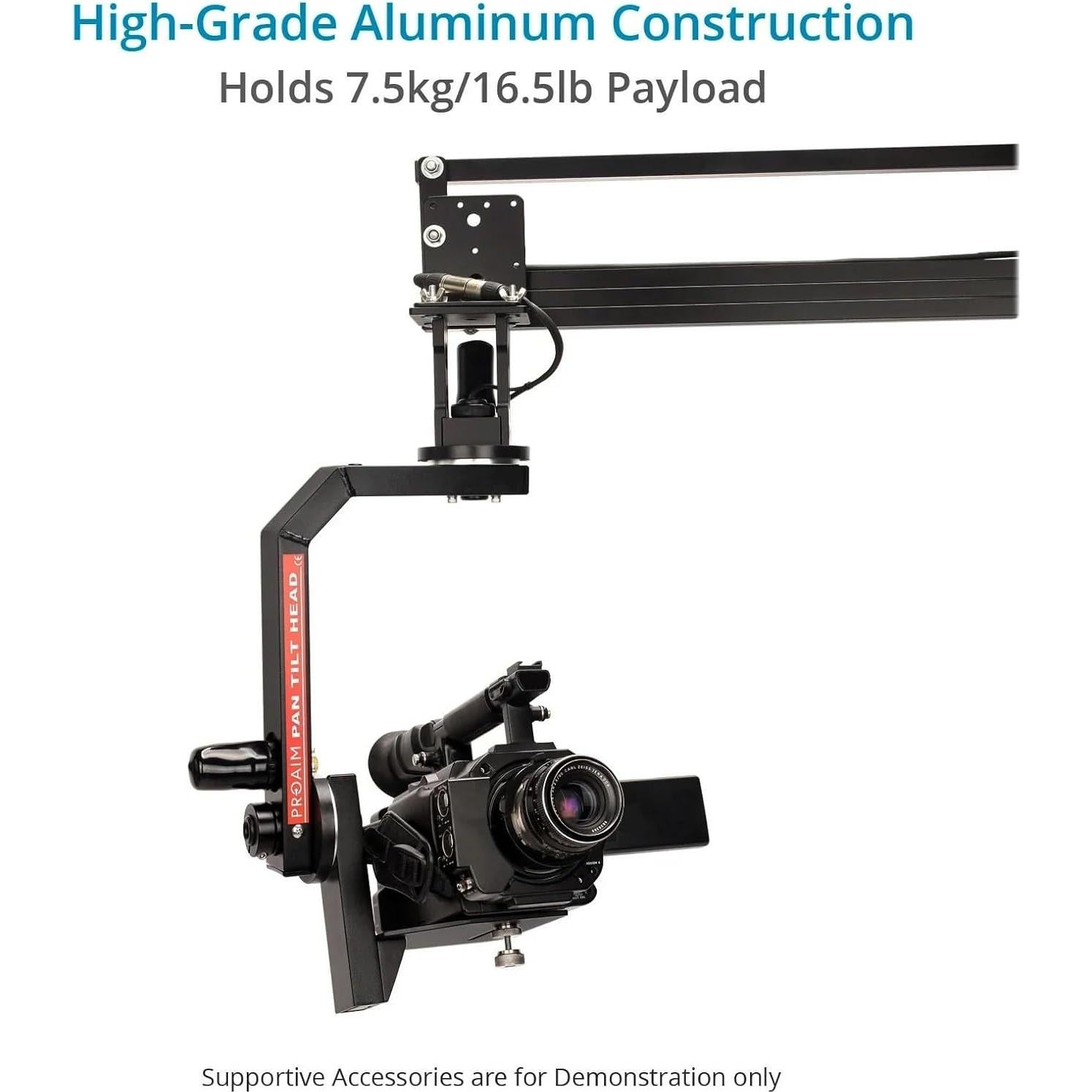 Cabezal Motorizado PROAIM PT-SR 2 Ejes Pan-Tilt 360° 7.5kg