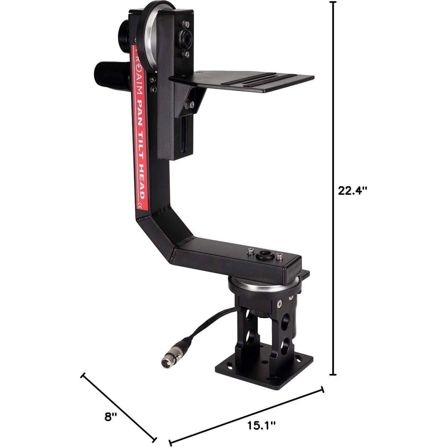 Cabezal Motorizado PROAIM PT-SR 2 Ejes Pan-Tilt 360° 7.5kg