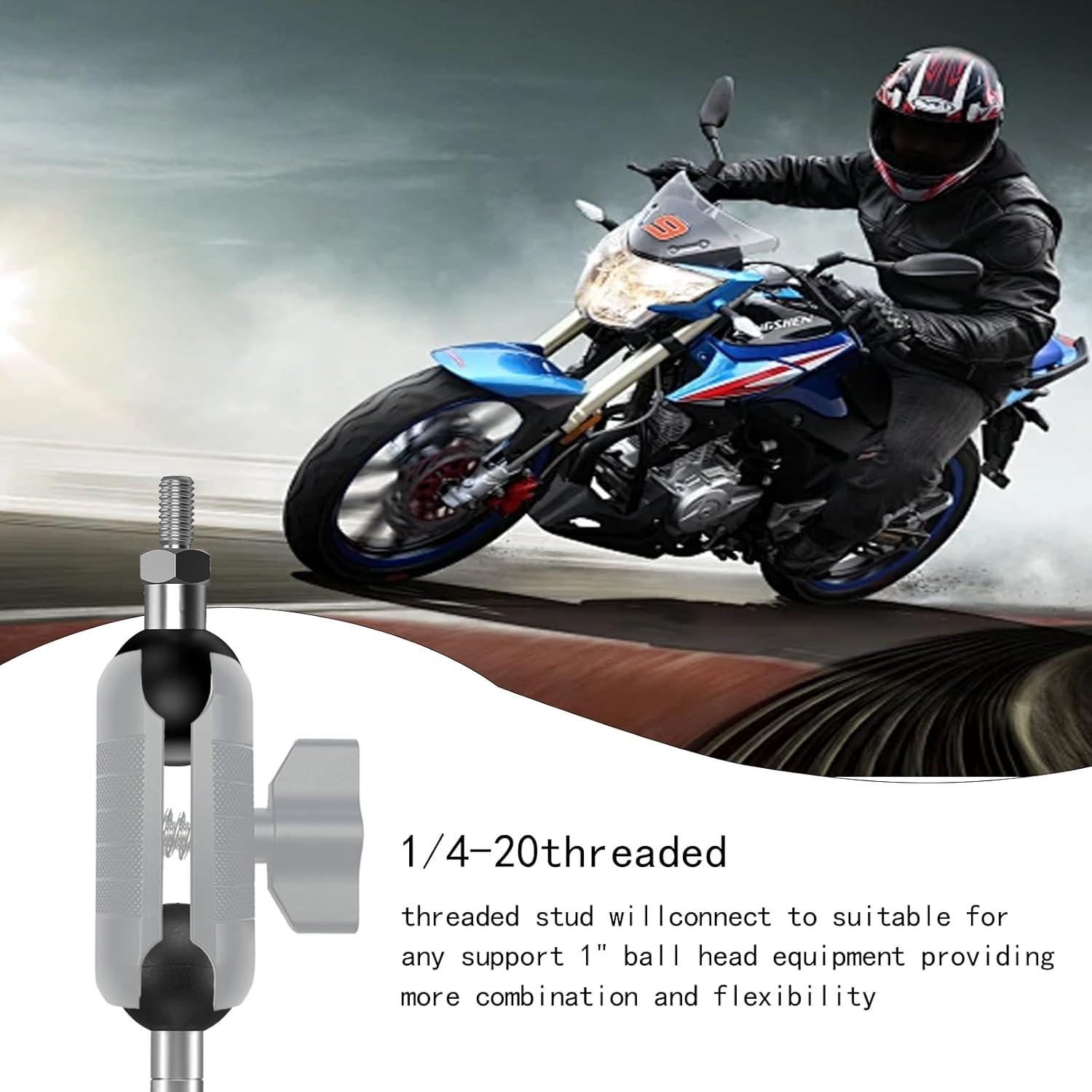 Adaptador de bola 1" YIMINGYINUO con poste roscado 1/4"-20