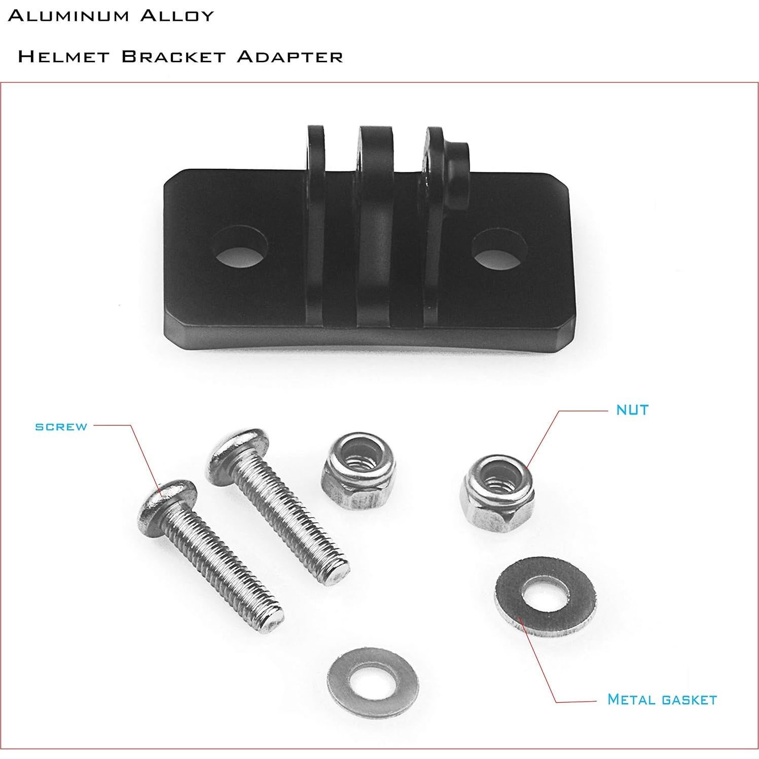 Soporte Fijo para Casco GoPro Niewalda - Aluminio 32g