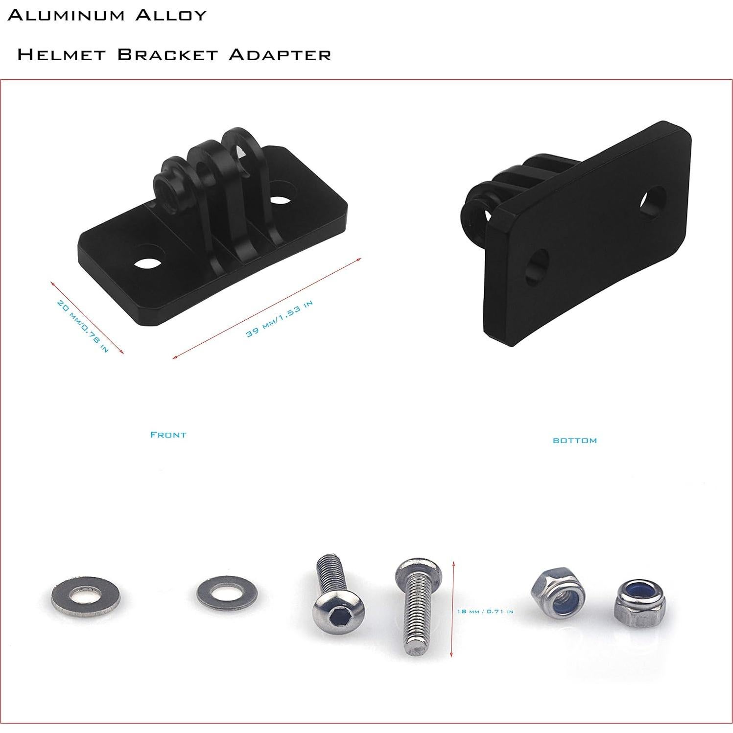 Soporte Fijo para Casco GoPro Niewalda - Aluminio 32g