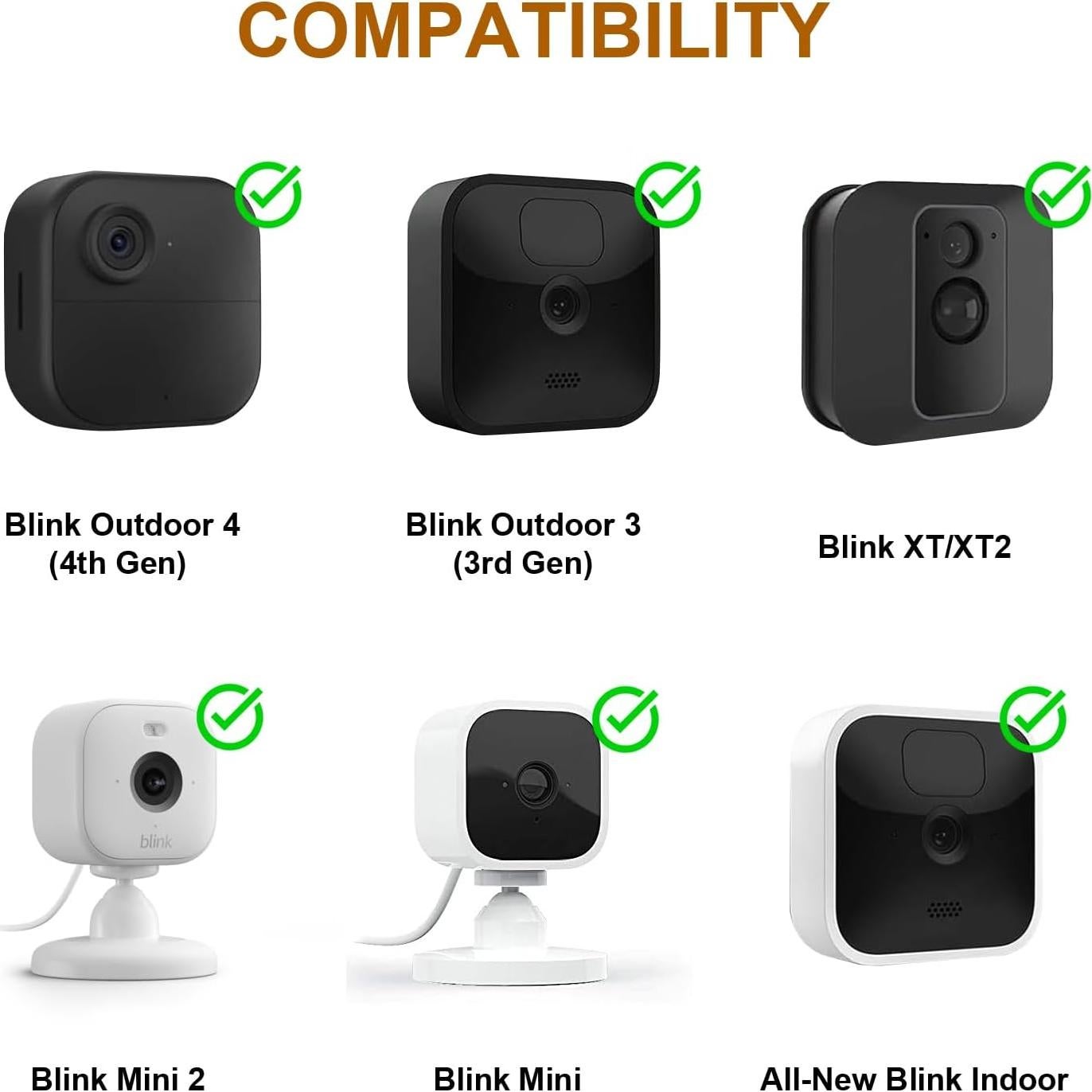 Soporte Flexible 2Pack para Cámara Blink Outdoor 4 y XT2