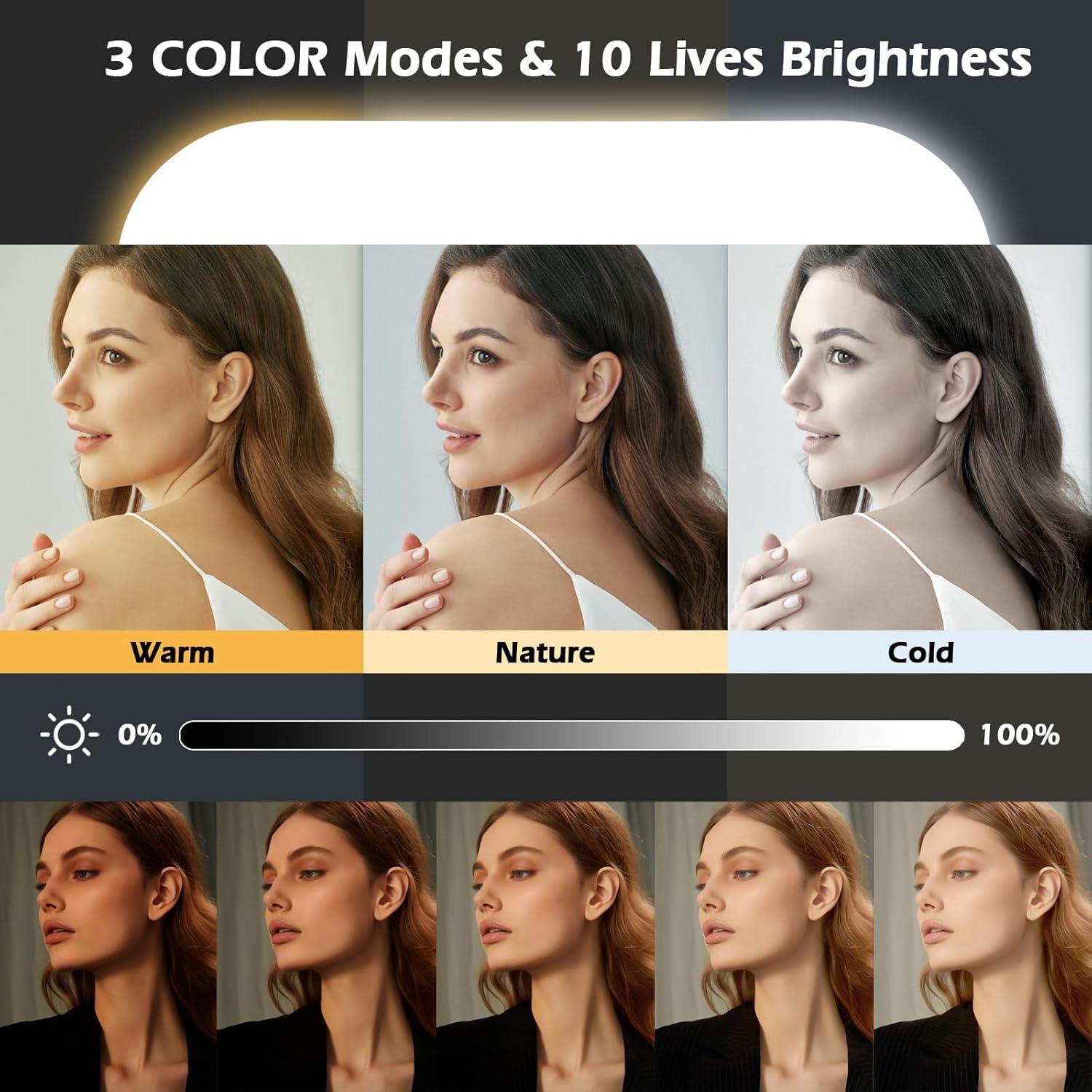 Anillo de Luz LED Portátil NANBEITONG con Batería 8000mAh