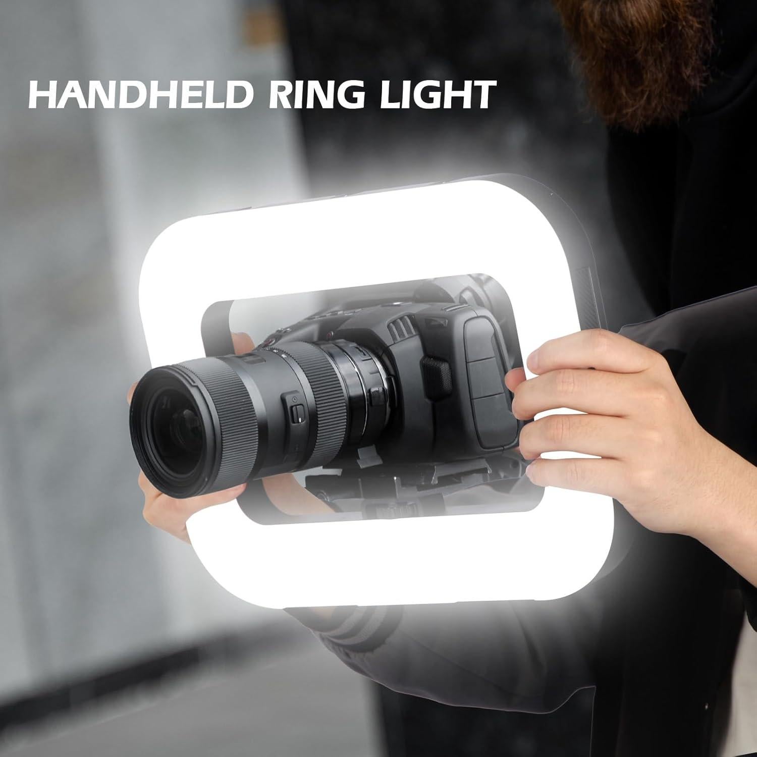 Anillo de Luz LED Portátil NANBEITONG con Batería 8000mAh