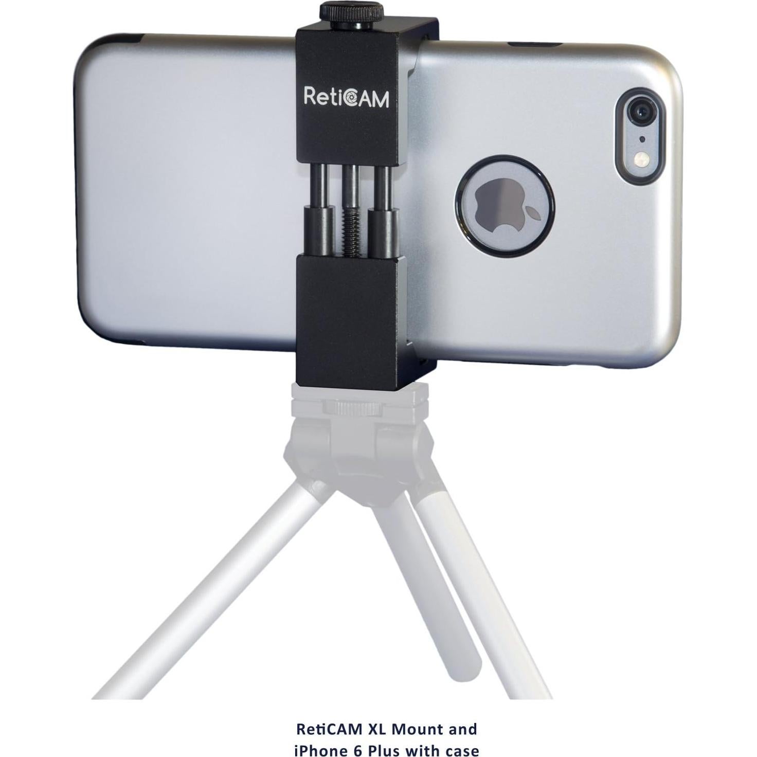 Soporte de trípode RetiCAM HG30 para smartphone - Aluminio rojo