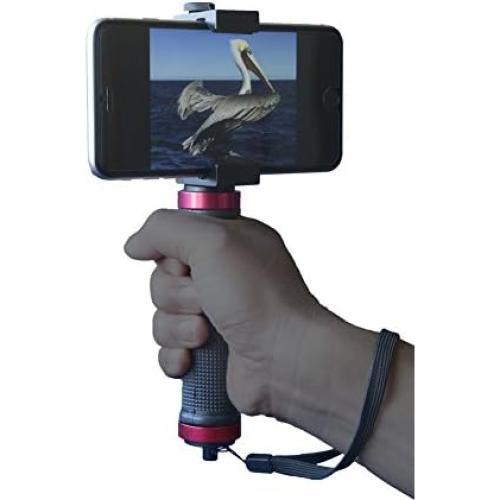 Soporte de trípode RetiCAM HG30 para smartphone - Aluminio rojo