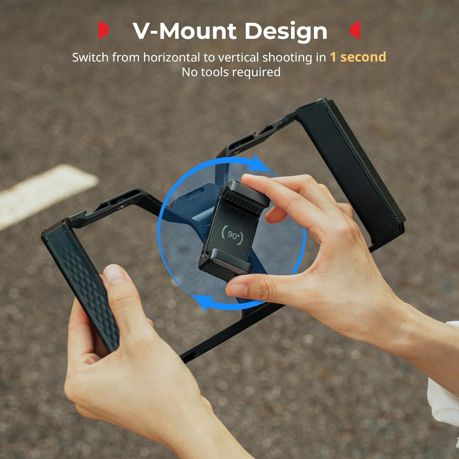 Control Inalámbrico SmallRig IG-02 para Smartphone con Doble Mango