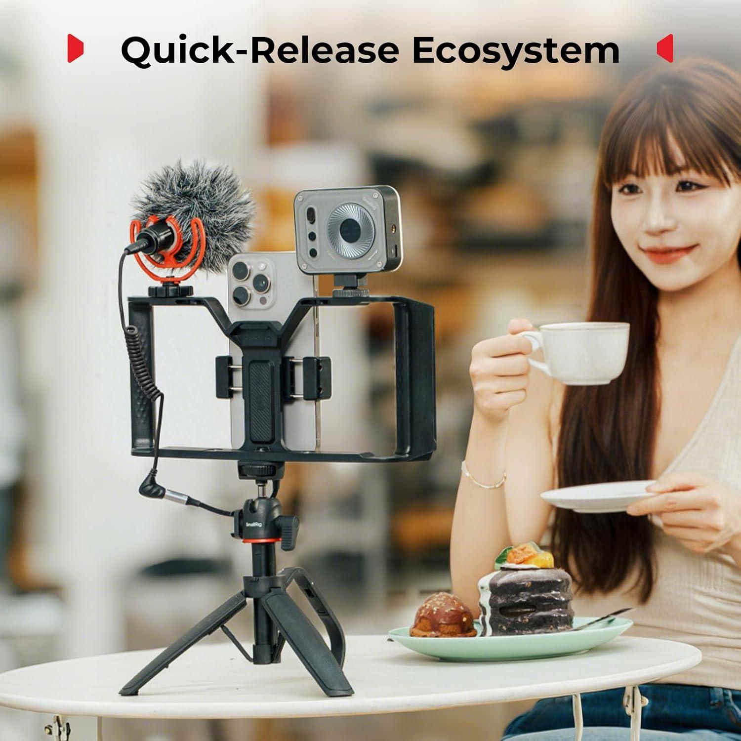 Control Inalámbrico SmallRig IG-02 para Smartphone con Doble Mango