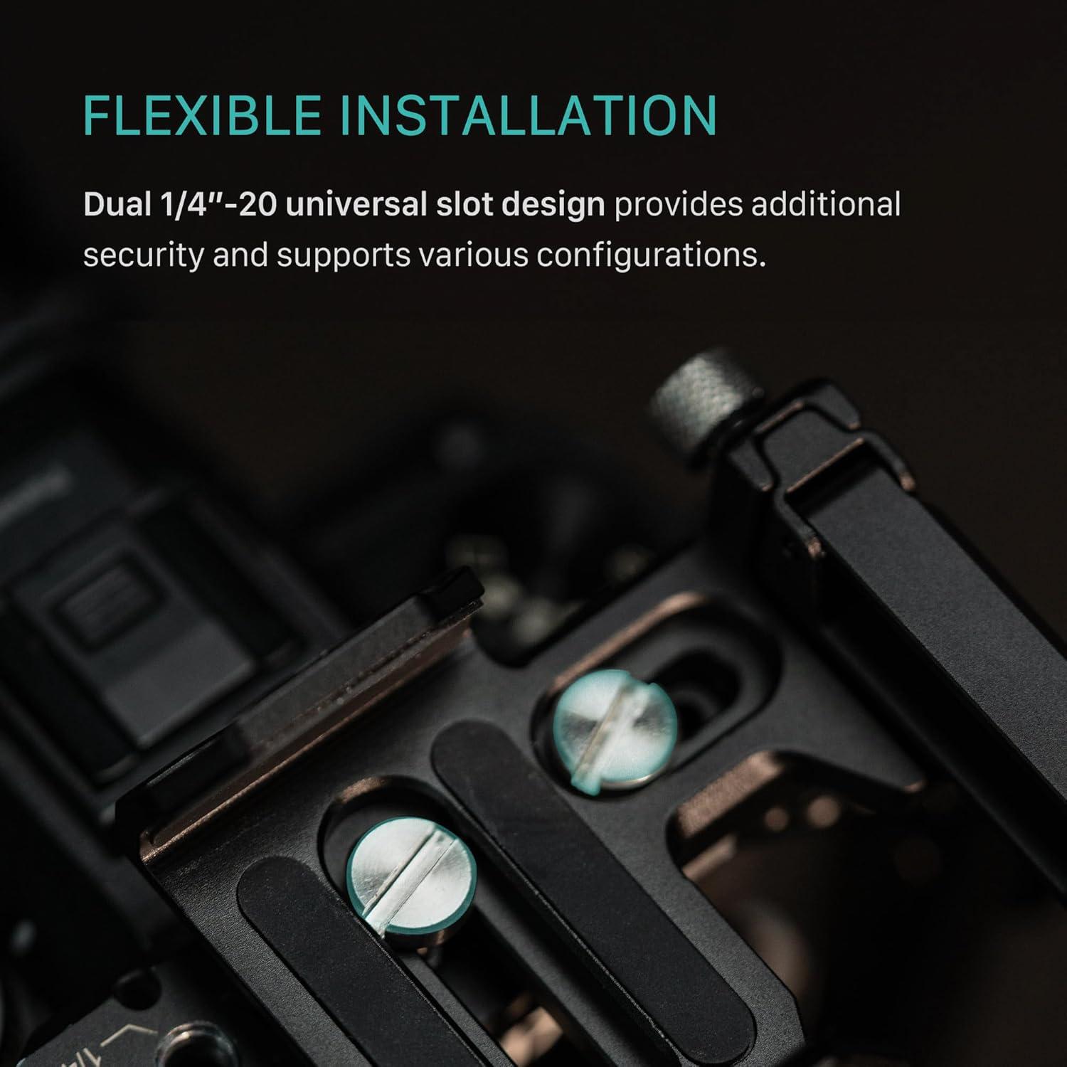 Soporte Universal para SSD Tilta V2 - Negro, 50-70 mm