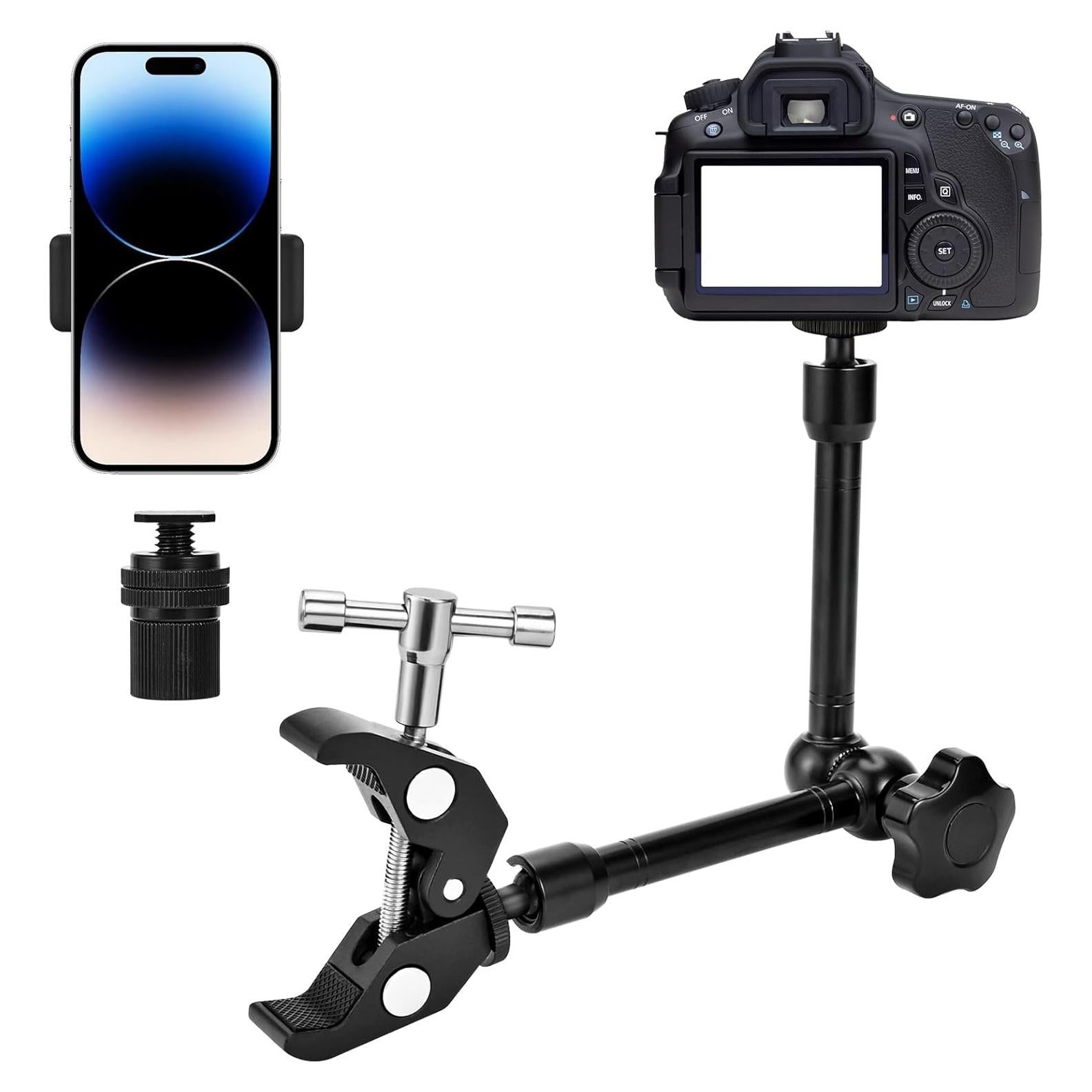 Kit Abrazadera Mágica 11" Small Rig con Clip para Teléfono