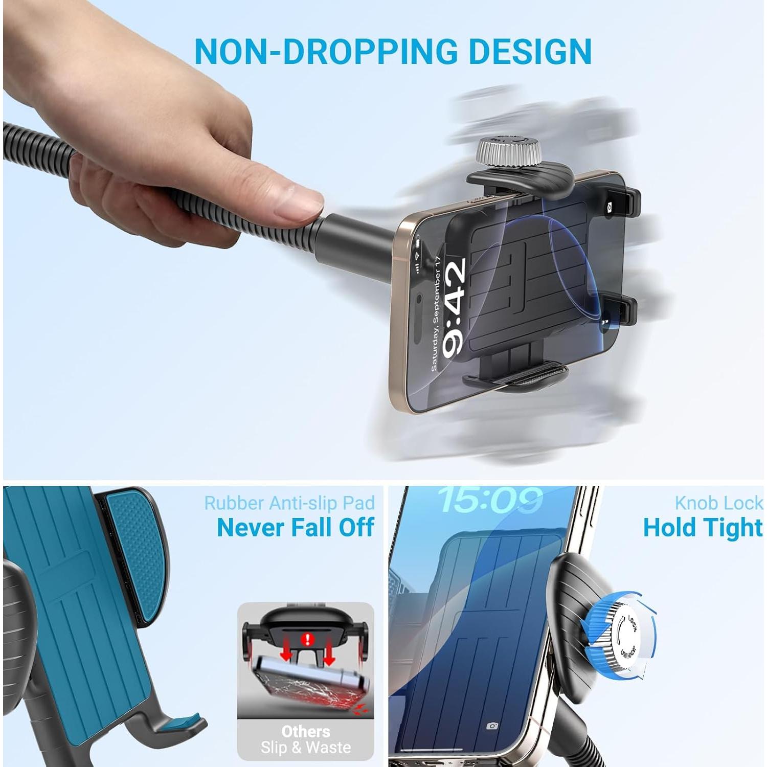 Soporte para Teléfono de Bicicleta INSSKY Ajustable 360°