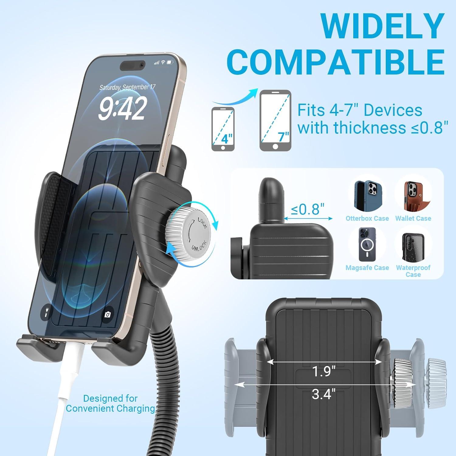 Soporte para Teléfono de Bicicleta INSSKY Ajustable 360°