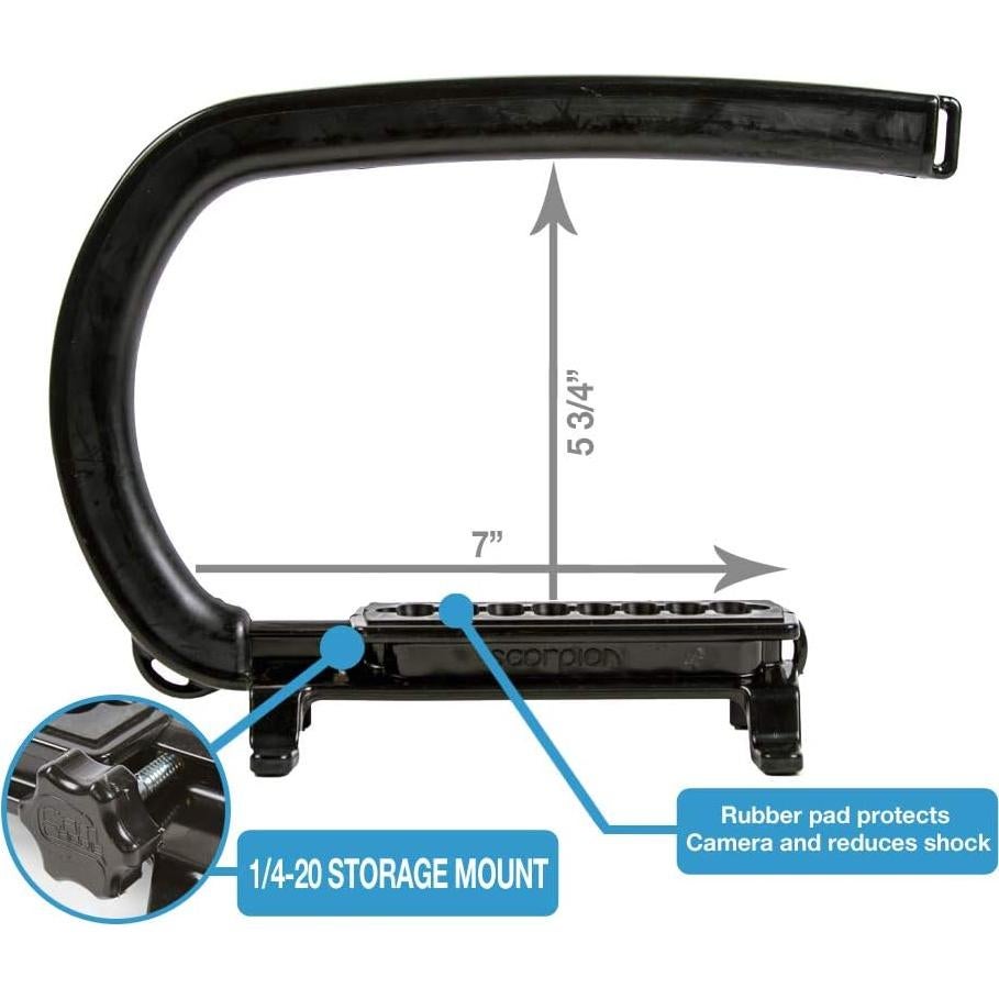 Estabilizador de Cámara Scorpion Cam Caddie - Universal para DSLR y GoPro