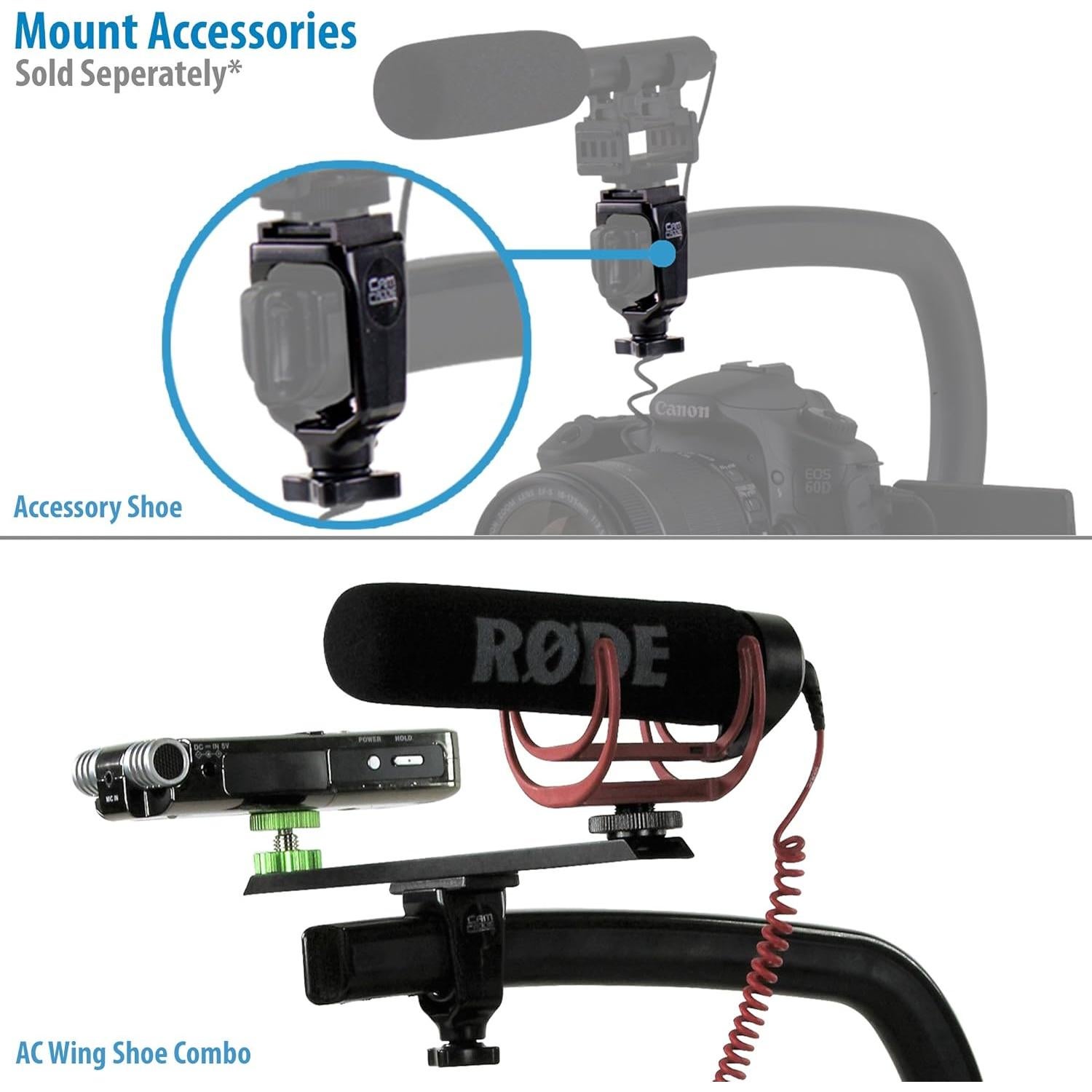 Estabilizador de Cámara Scorpion Cam Caddie - Universal para DSLR y GoPro