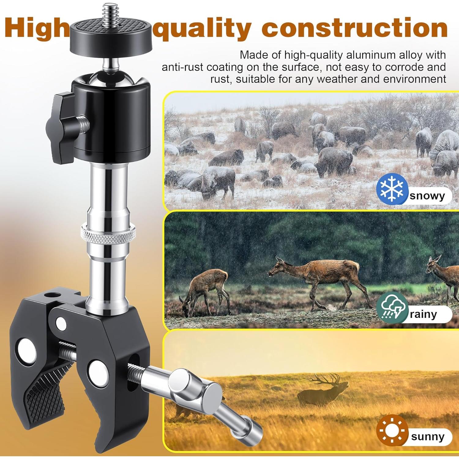 Soportes de cámara de sendero T HappyAlley 2 Piezas 15 cm