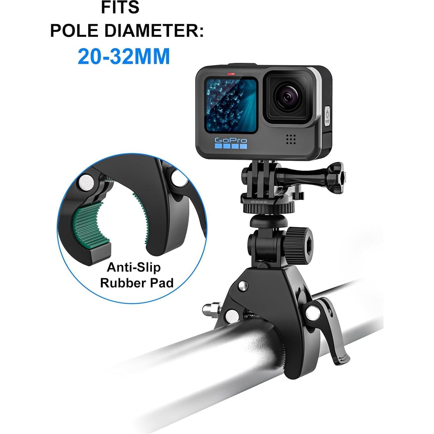 Soporte de cámara ajustable Shenzhenshi Kola-015 para Gopro