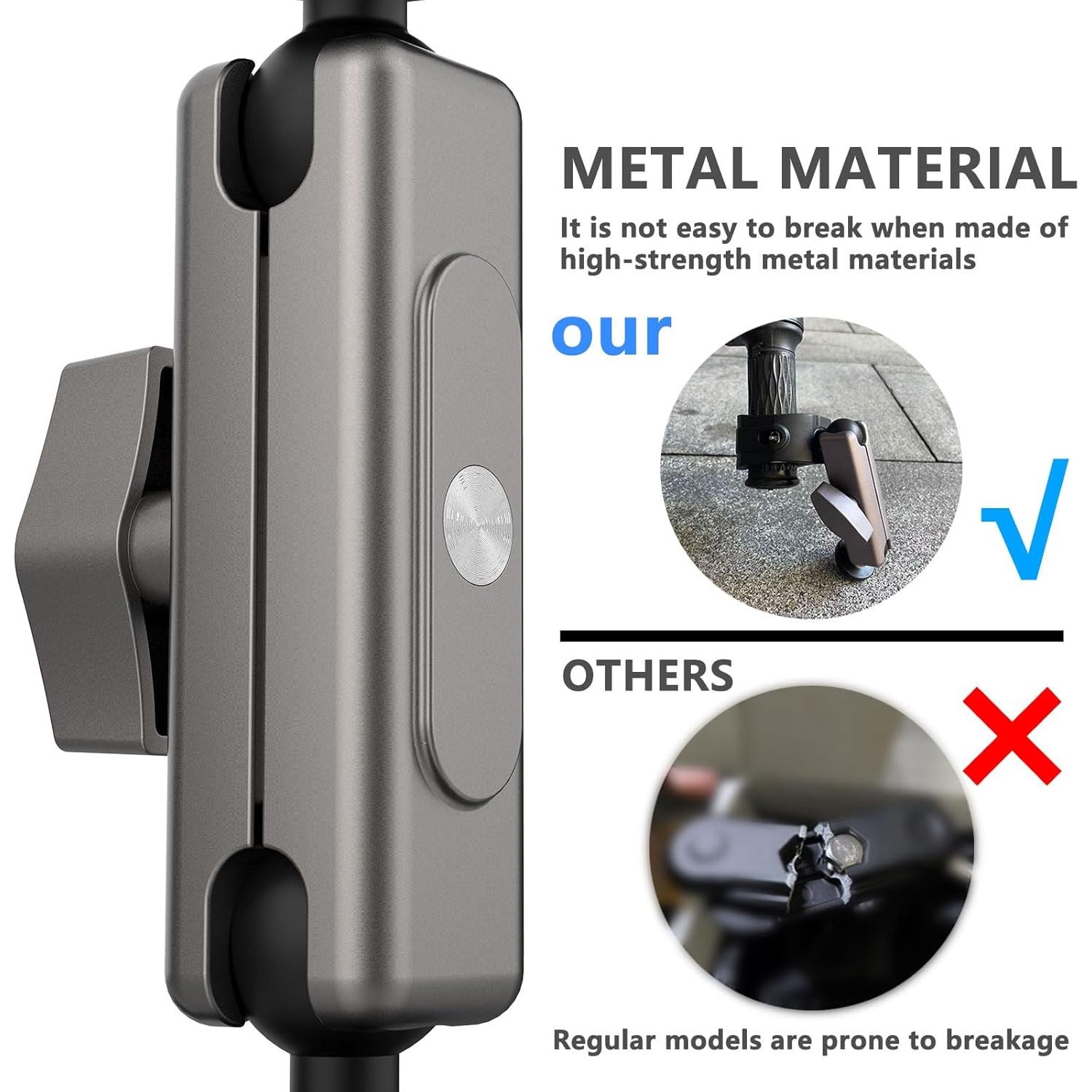 Soporte de cámara para motocicleta TLEVZKM A600 360° ajustable