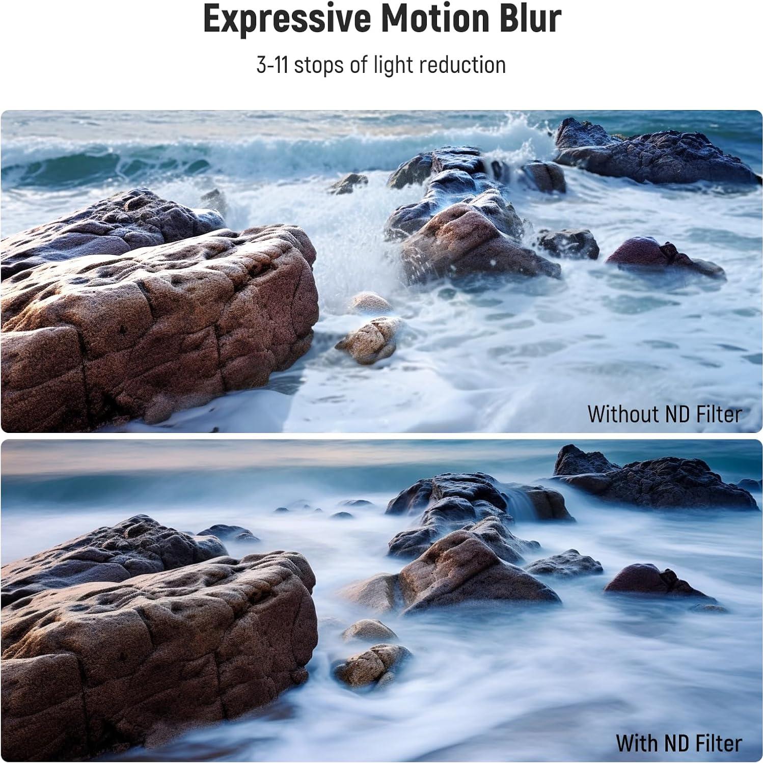 Filtro ND Variable NEEWER 77mm ND8-2000 para Cámaras DSLR