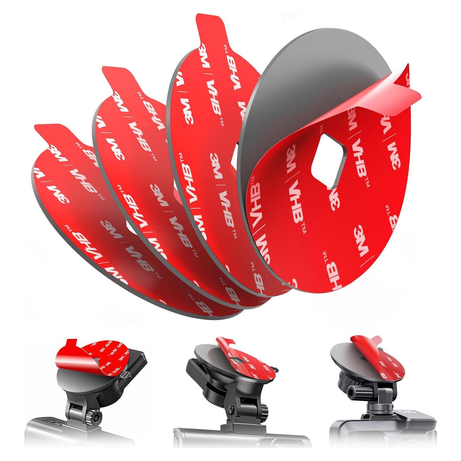 Almohadillas Adhesivas Doble Cara 3M pop-tech para Dash Cam - 4 Piezas