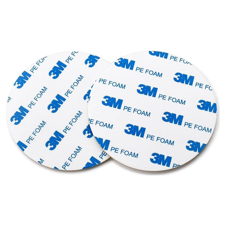 Disco Adhesivo Plástico Grueso 80mm BOPai - 2 Piezas