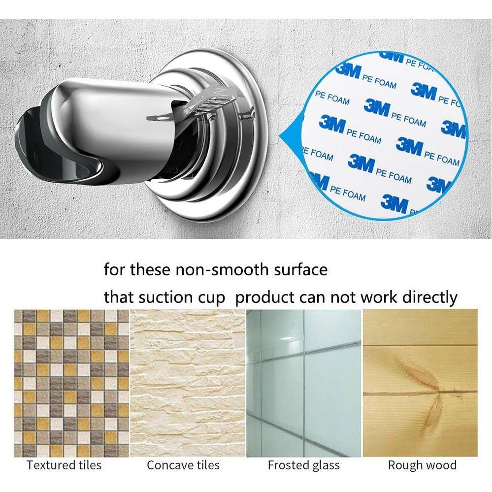 Disco Adhesivo Plástico Grueso 80mm BOPai - 2 Piezas