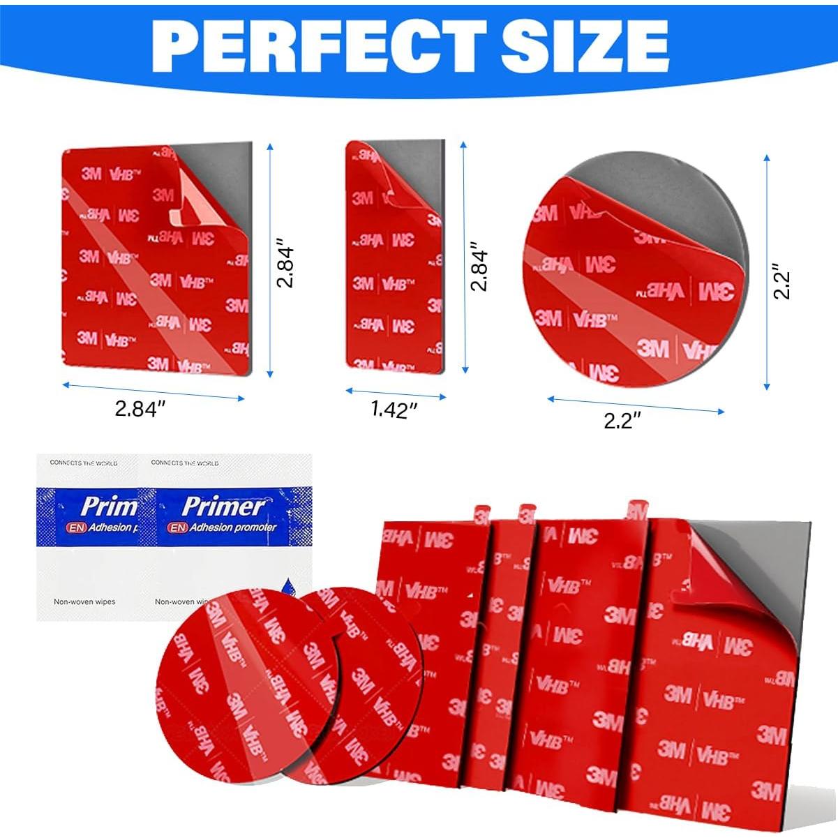 Almohadillas Adhesivas Doble Cara 3M VHB Cuadradas 4 Piezas