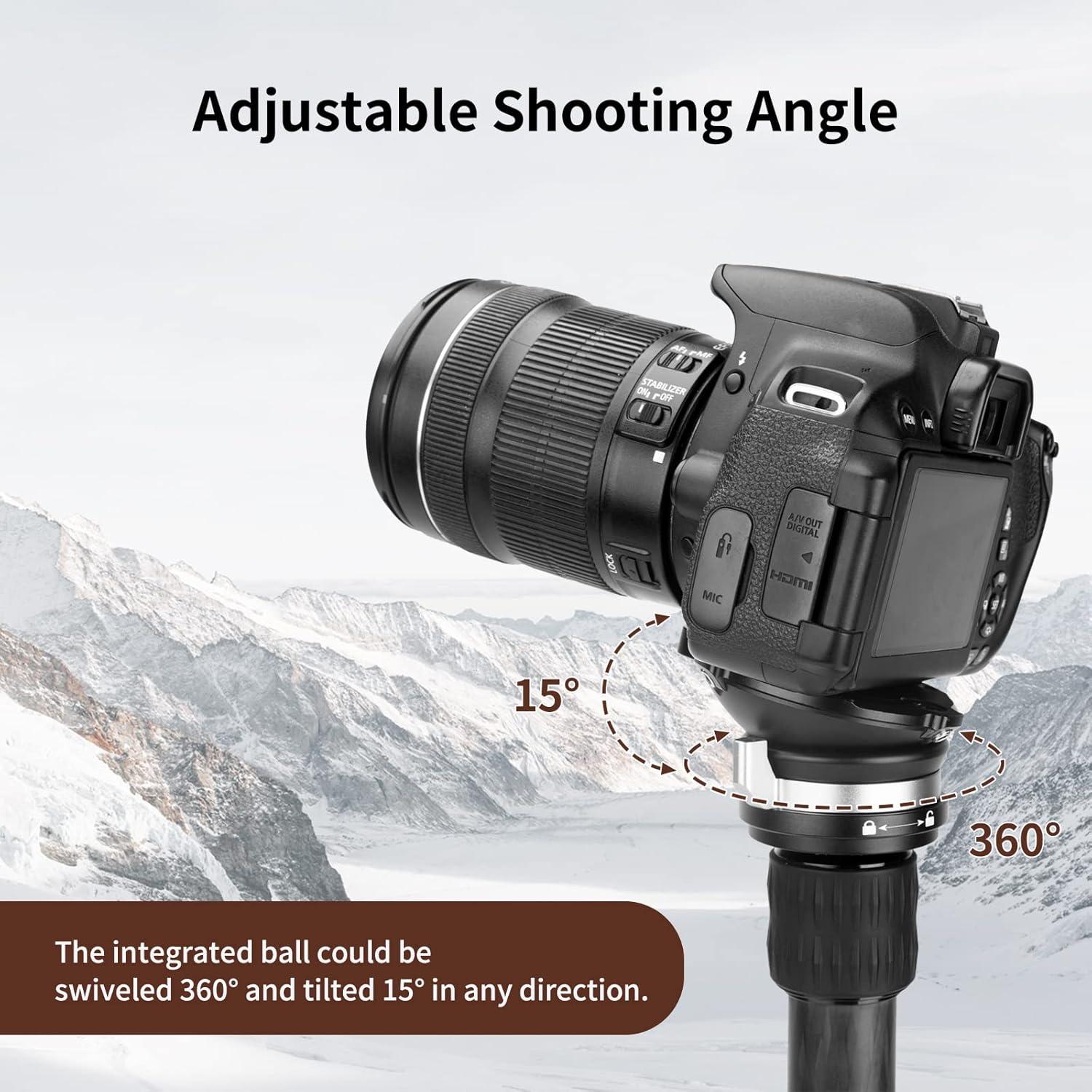 Cabezal de Nivelación de Trípode Cayer, Aluminio 55 mm, 6 kg