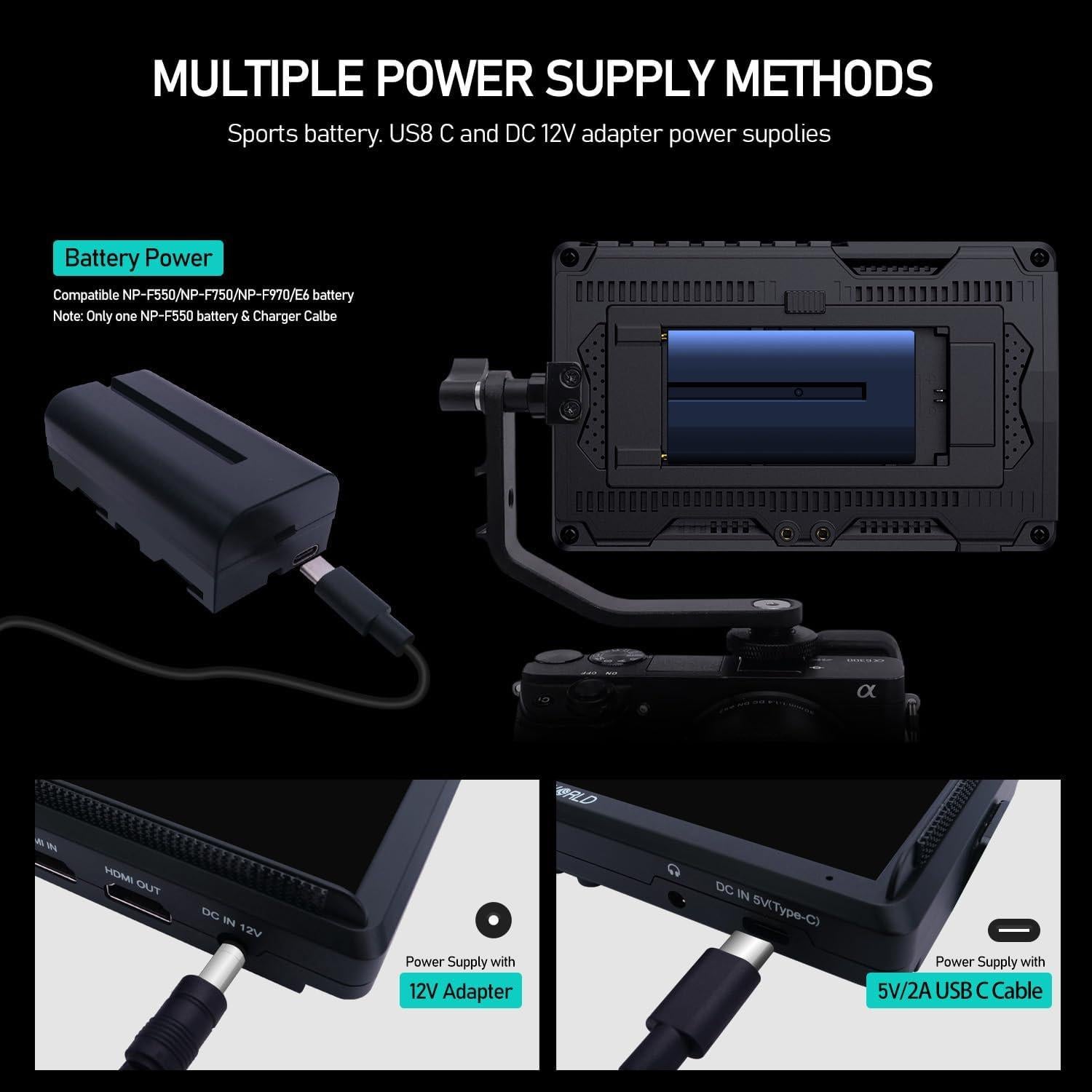 Monitor de Campo FEELWORLD FW568 V3 6" Full HD 1920x1080