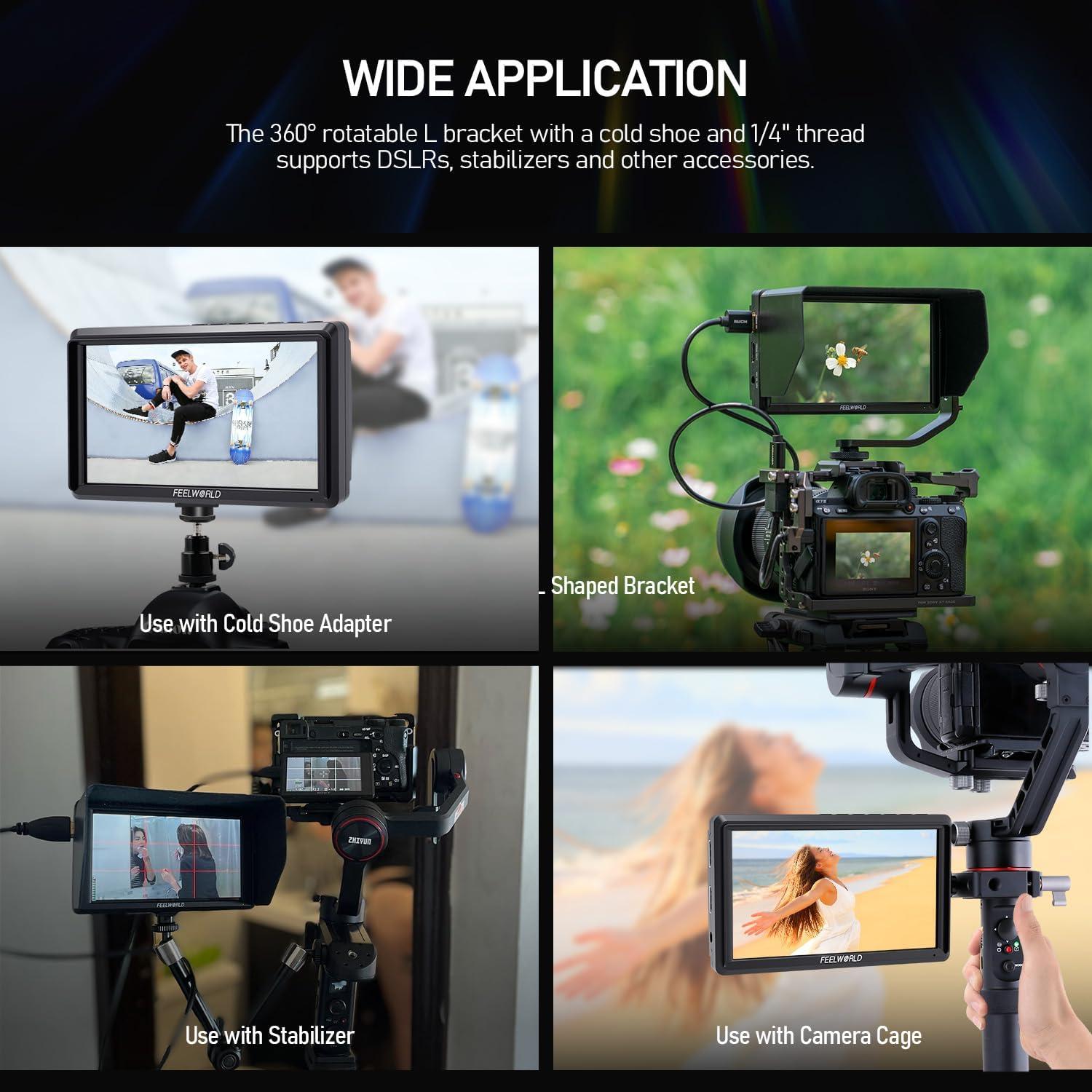 Monitor de Campo FEELWORLD FW568 V3 6" Full HD 1920x1080