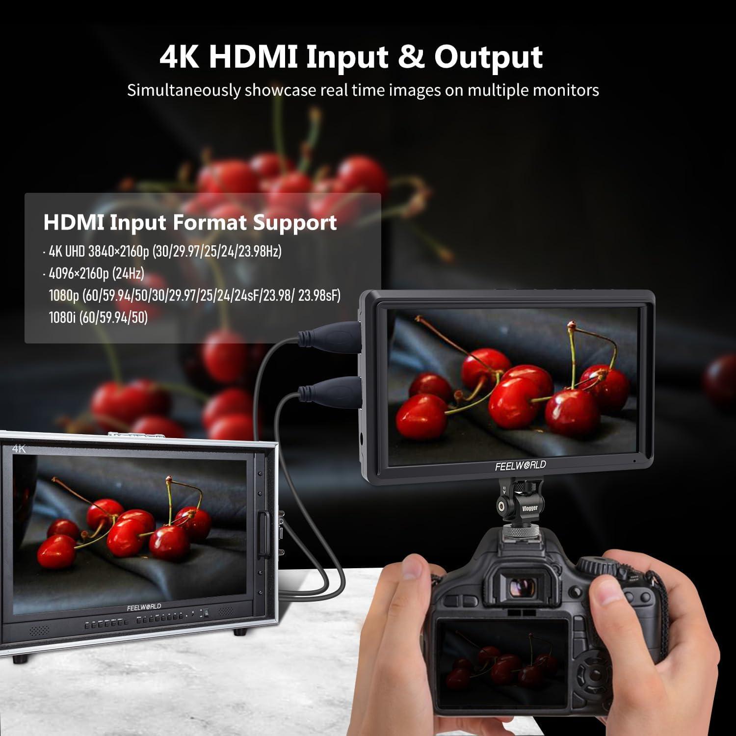 Monitor de Campo FEELWORLD FW568 V3 6" Full HD 1920x1080