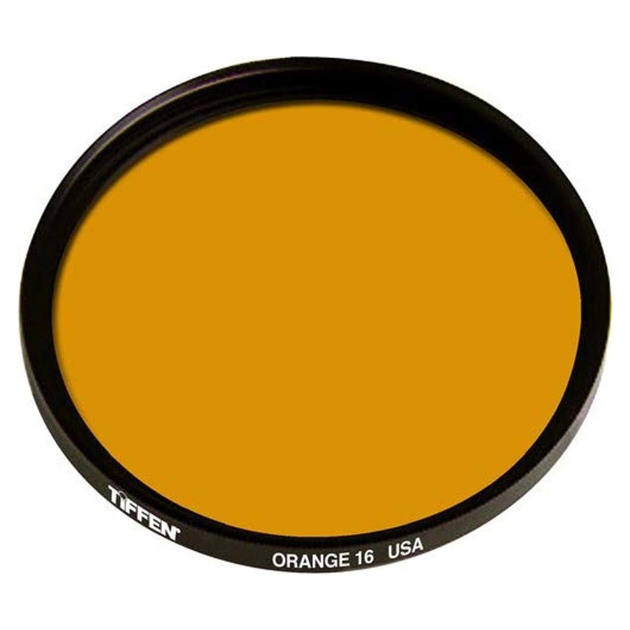 Filtro de lente Tiffen 55mm #16 Naranja para fotografía