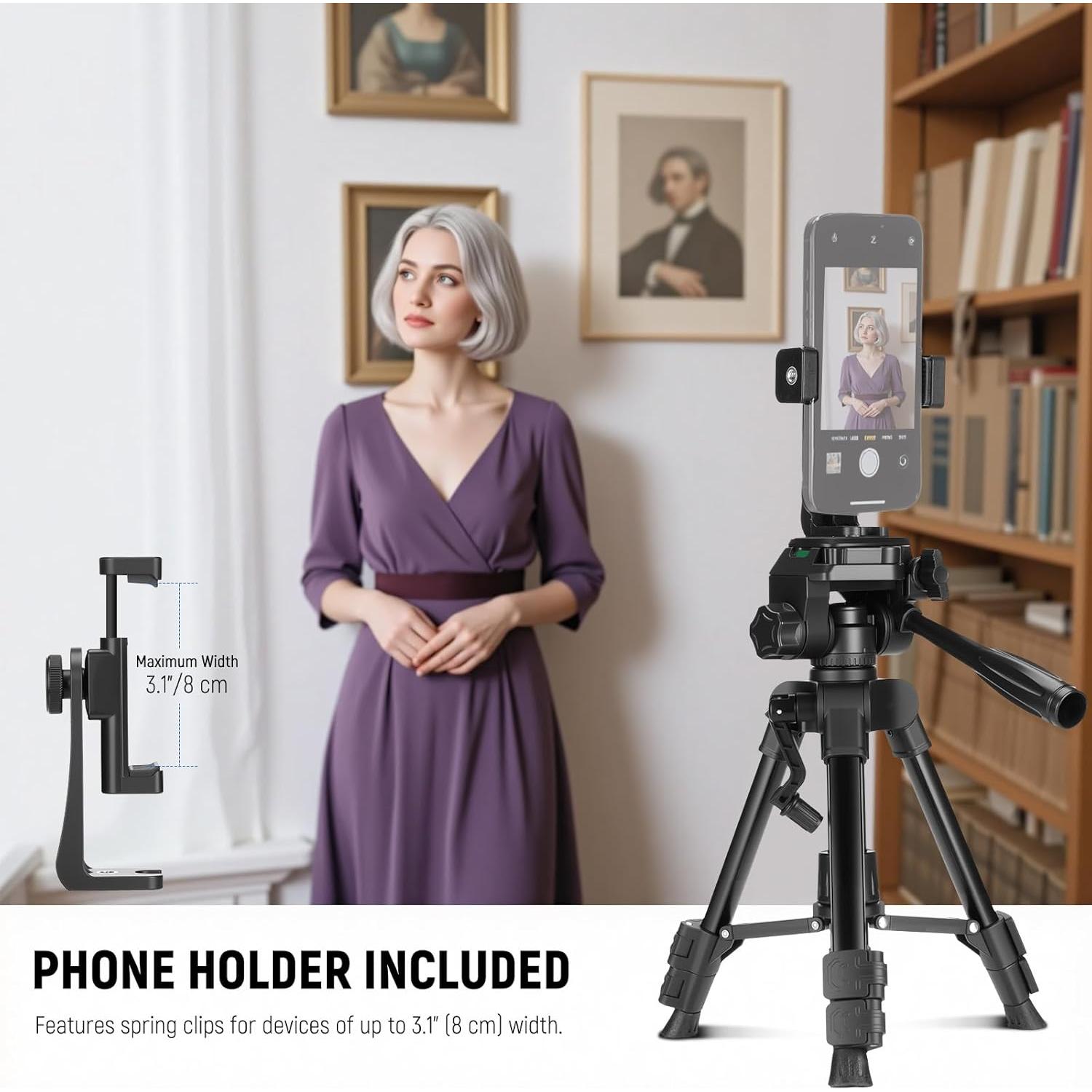 Trípode Mini de Escritorio NEEWER TP52 para Cámara y Smartphone