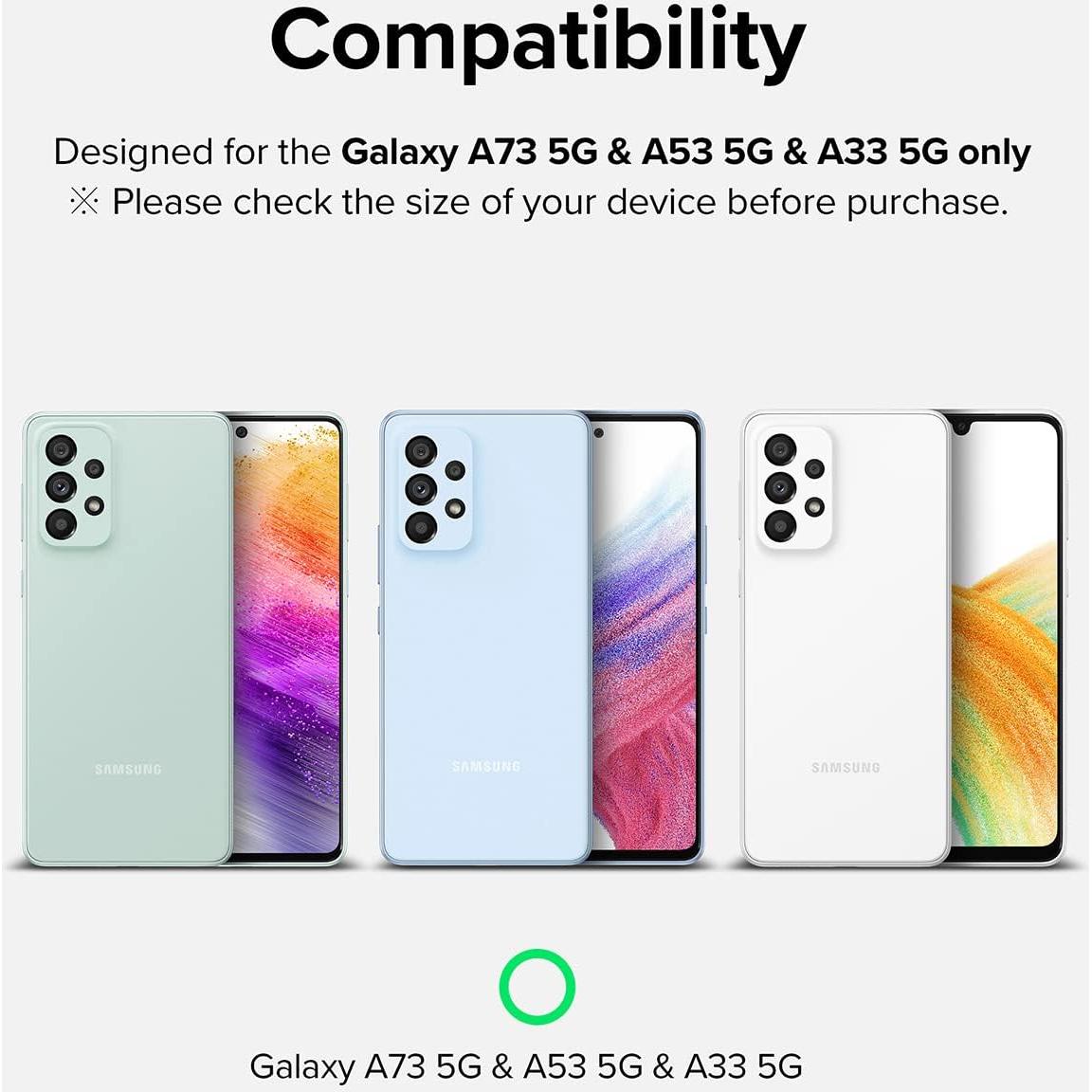 Protector de Lente de Cámara Ringke para Samsung Galaxy A33/A53/A73 5G - Negro