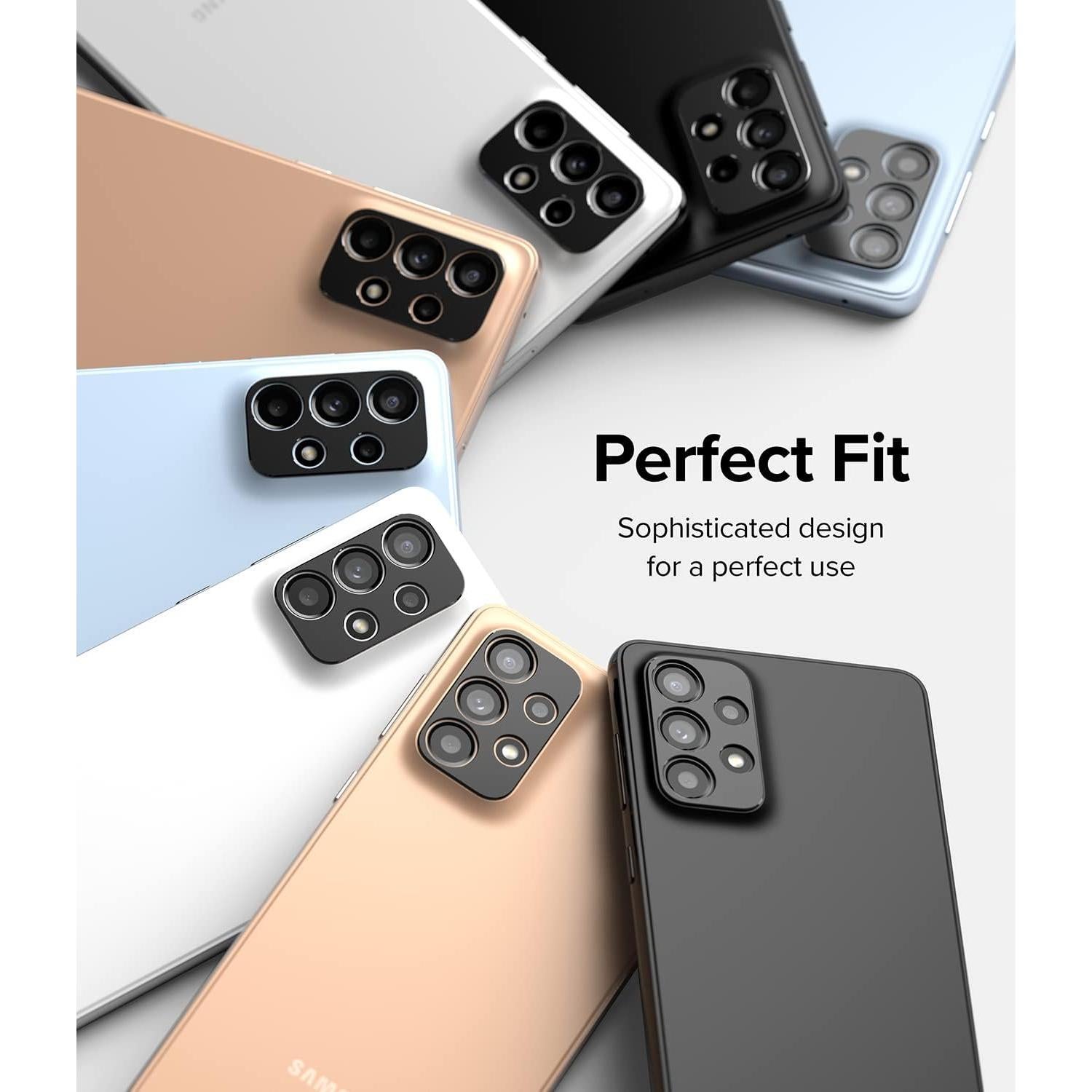 Protector de Lente de Cámara Ringke para Samsung Galaxy A33/A53/A73 5G - Negro