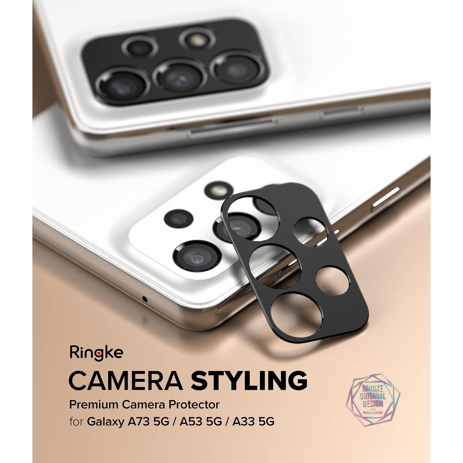 Protector de Lente de Cámara Ringke para Samsung Galaxy A33/A53/A73 5G - Negro