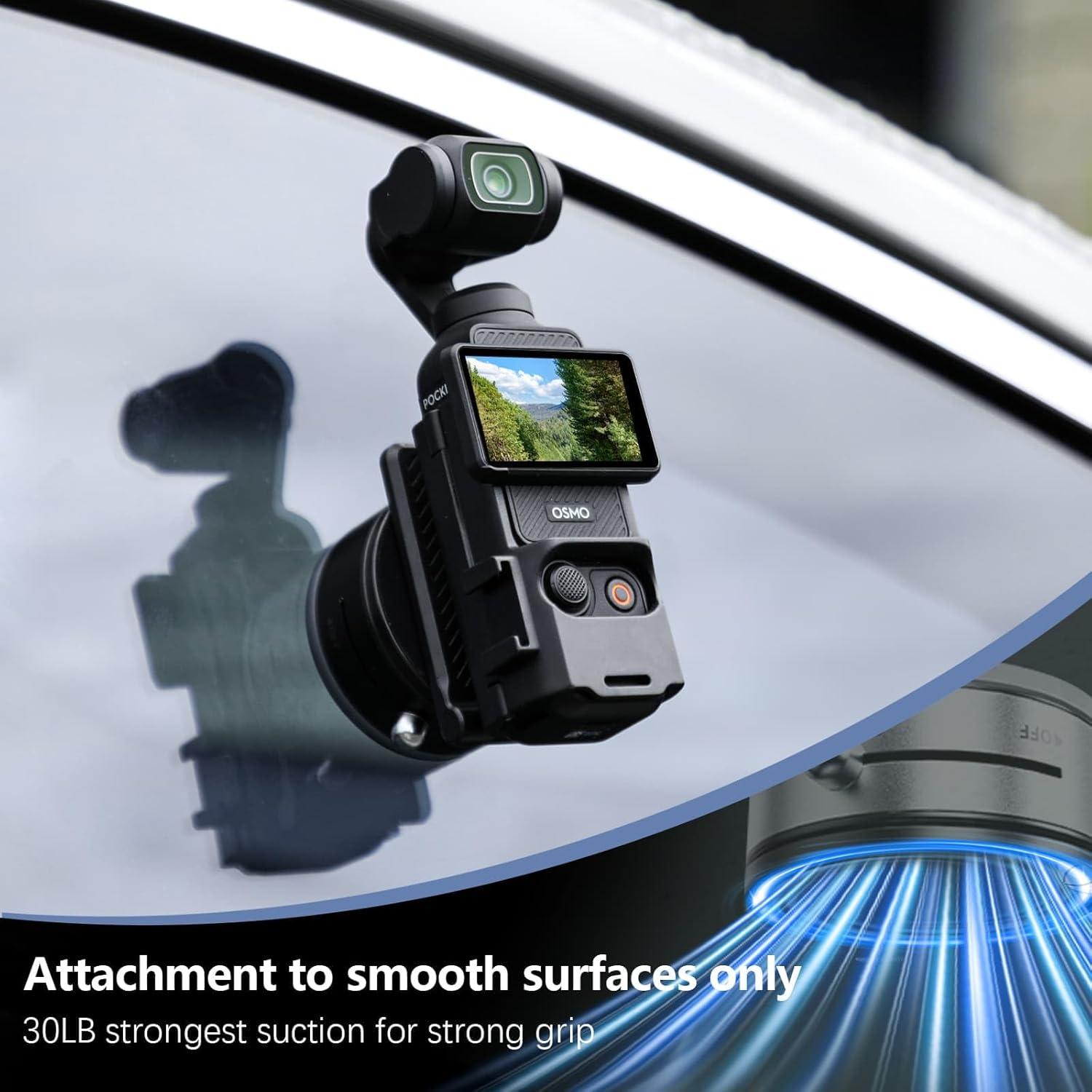 Soporte de Teléfono Magnético ULYVU con Ventosa 360° Negro