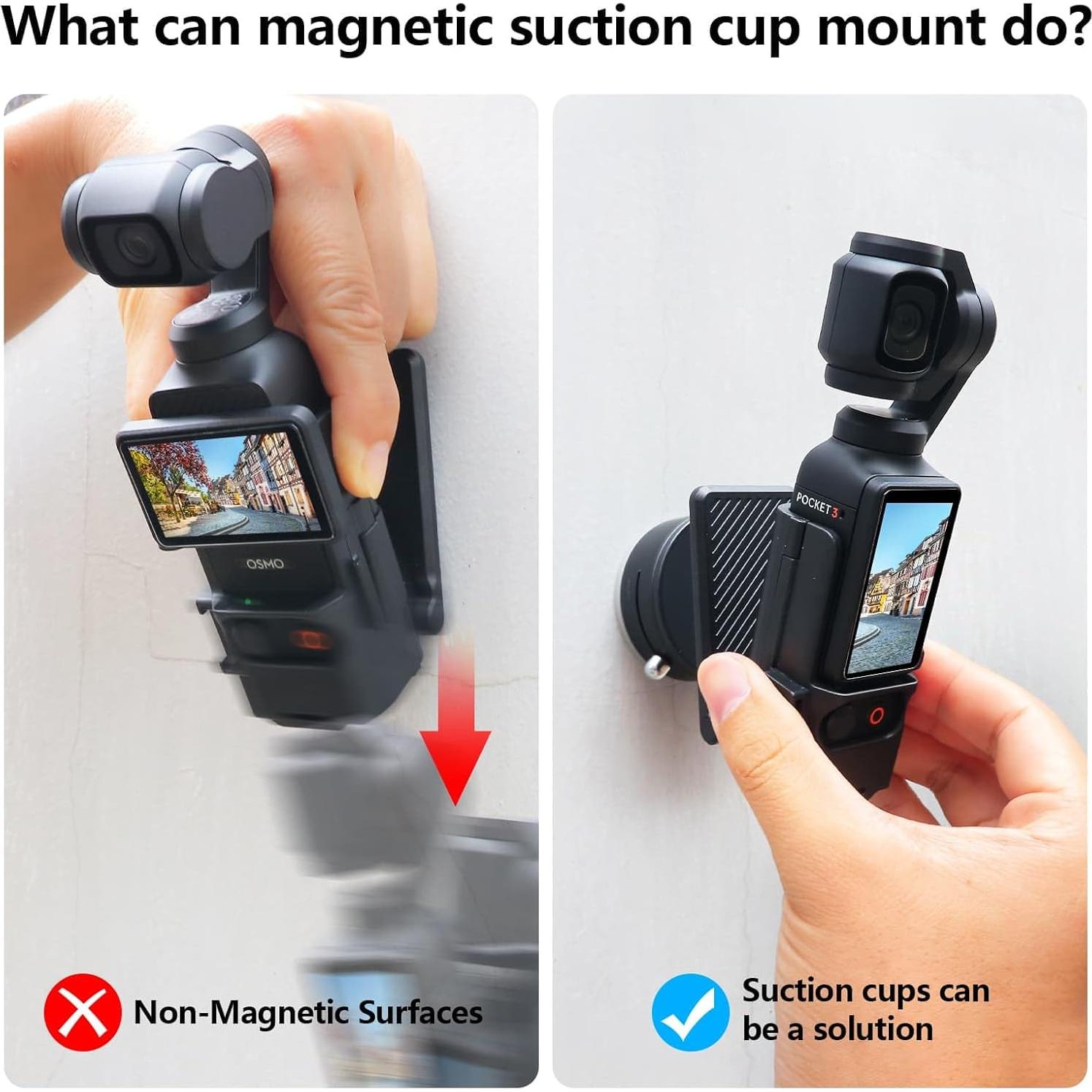 Soporte de Teléfono Magnético ULYVU con Ventosa 360° Negro