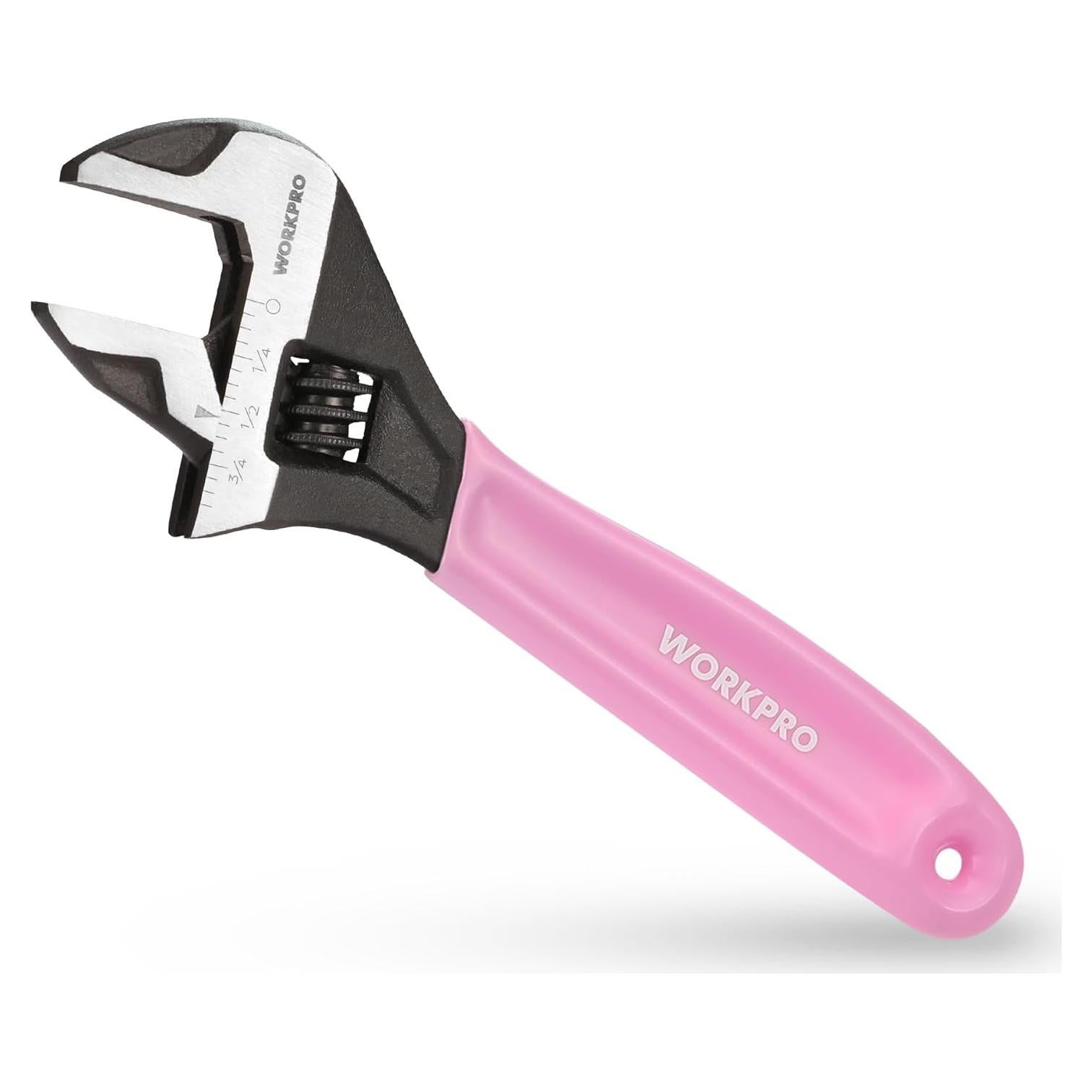 Llave Inglesa Ajustable WORKPRO 15,24 cm Rosa Acero Cr-V