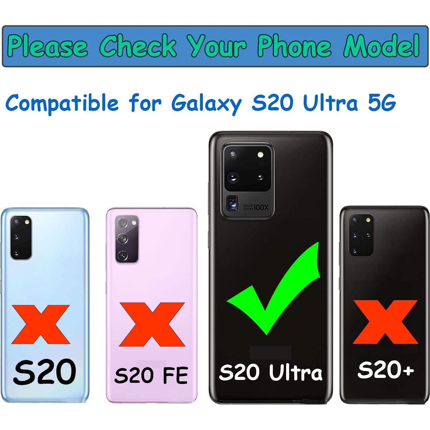 Reemplazo Cristal Lente Cámara Samsung Galaxy S20 Ultra - 2 Pcs