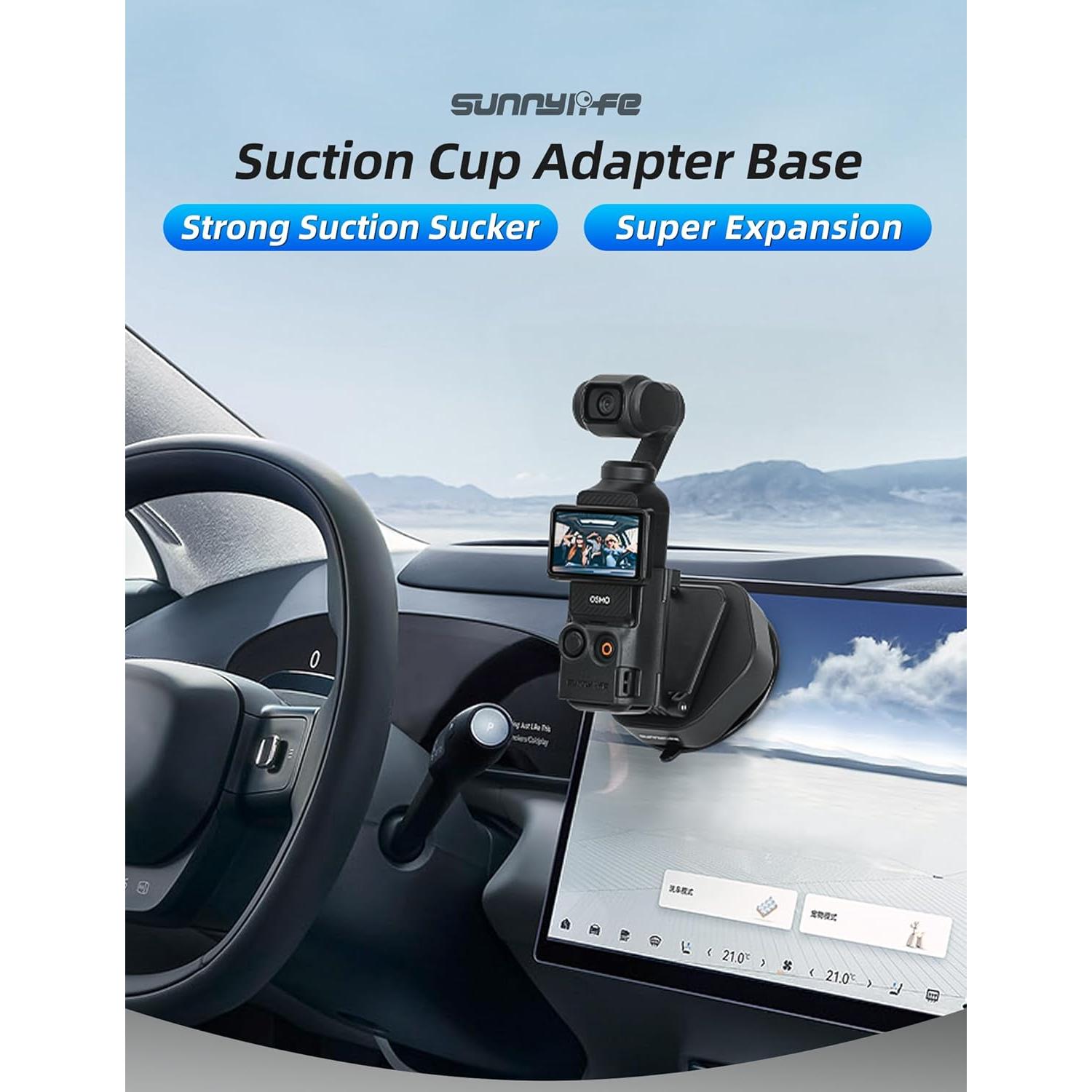 Base de Adaptador Magnético Shaluoman para Cámaras de Acción