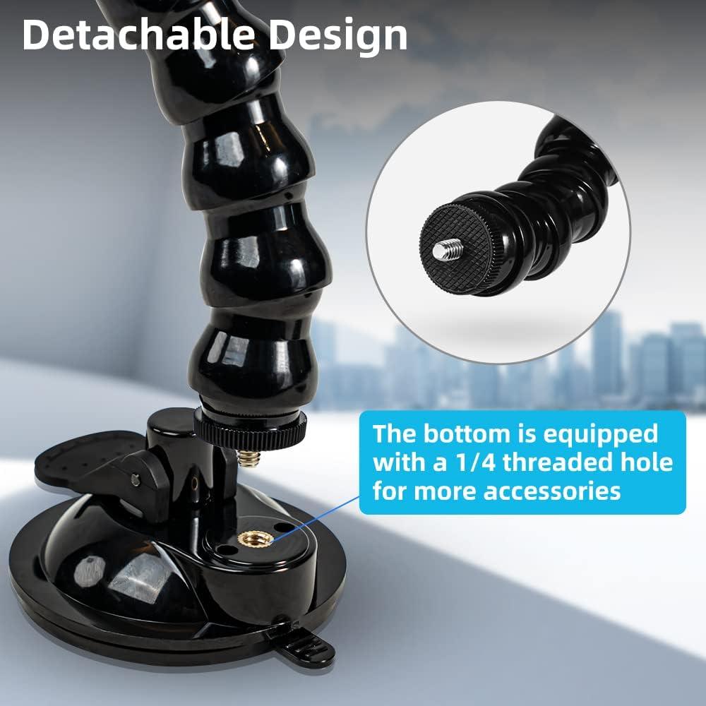 Soporte de Ventosa Flexible SUREWO para Cámara de Acción