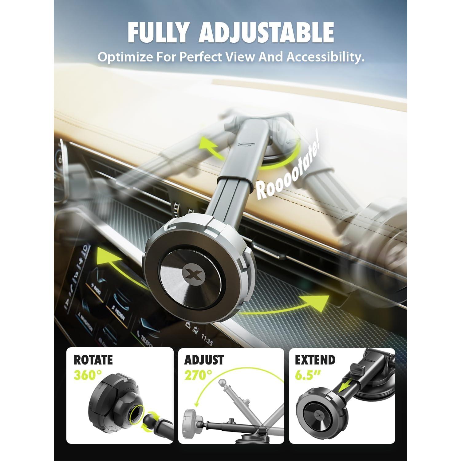 Soporte para coche Bracketron MagAlign Max - Magnético 360°