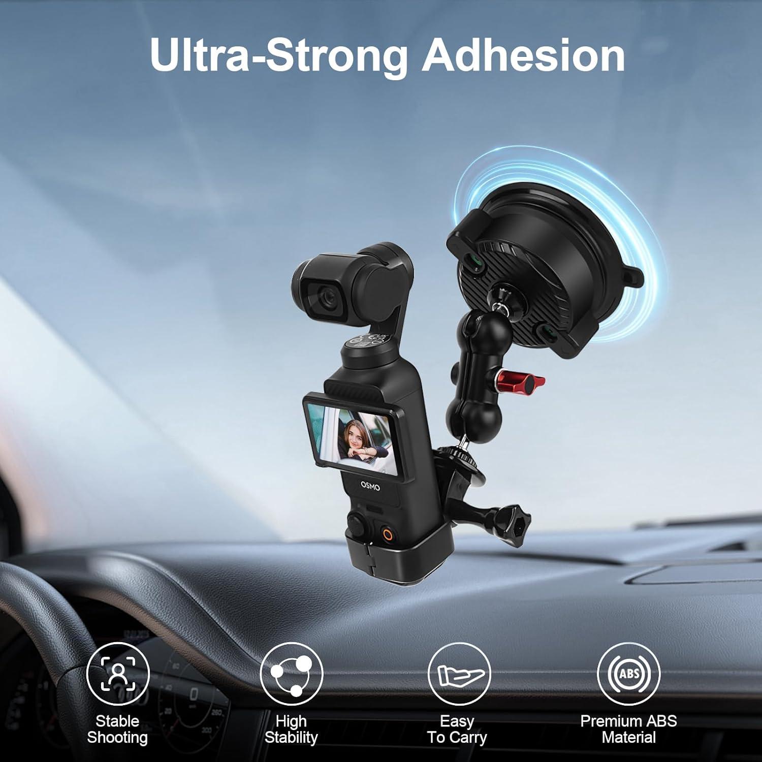 Soporte de Ventosa Ajustable Mechrig para DJI Osmo Pocket 3