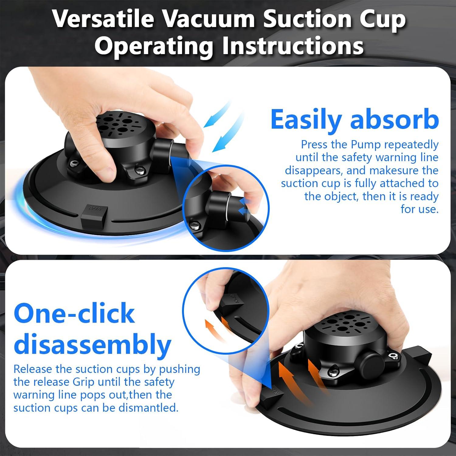 Soporte de Ventosa para Cámara CAMEDAFLX 15.2cm con Brazo Mágico