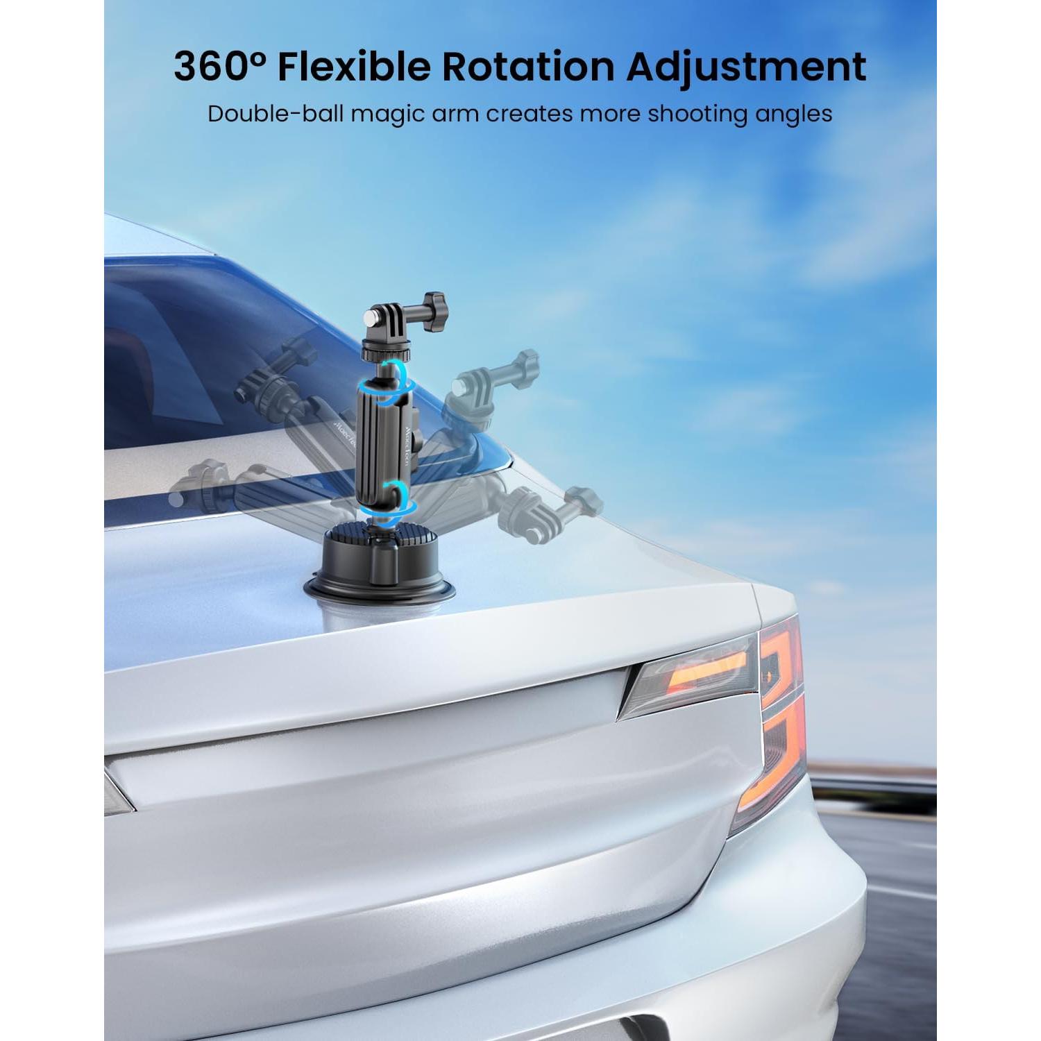 Soporte de Ventosa Maectech para Coche y Teléfono 8.3cm