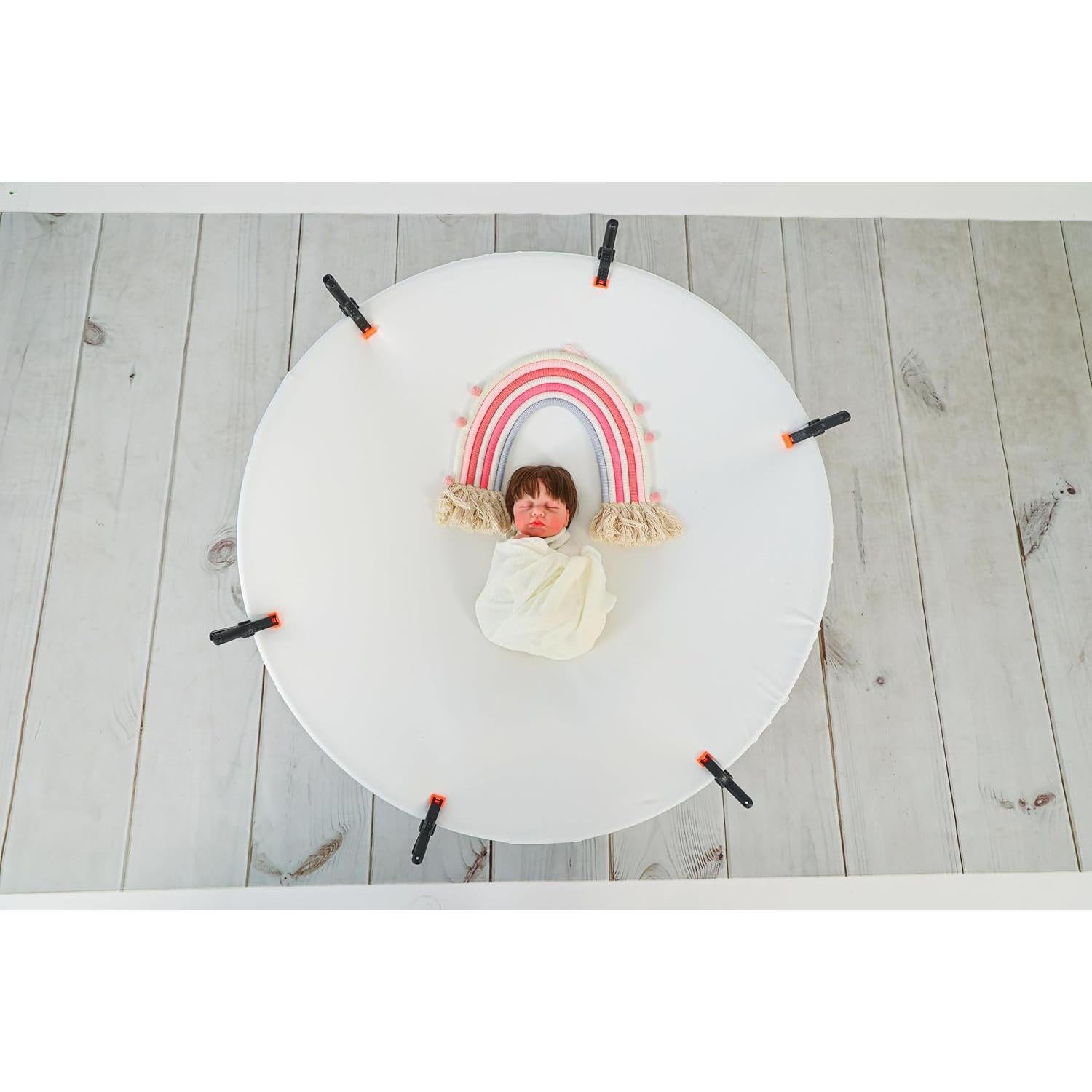 Juego de Soportes de Acero Inoxidable Kate para Fotografía de Bebés