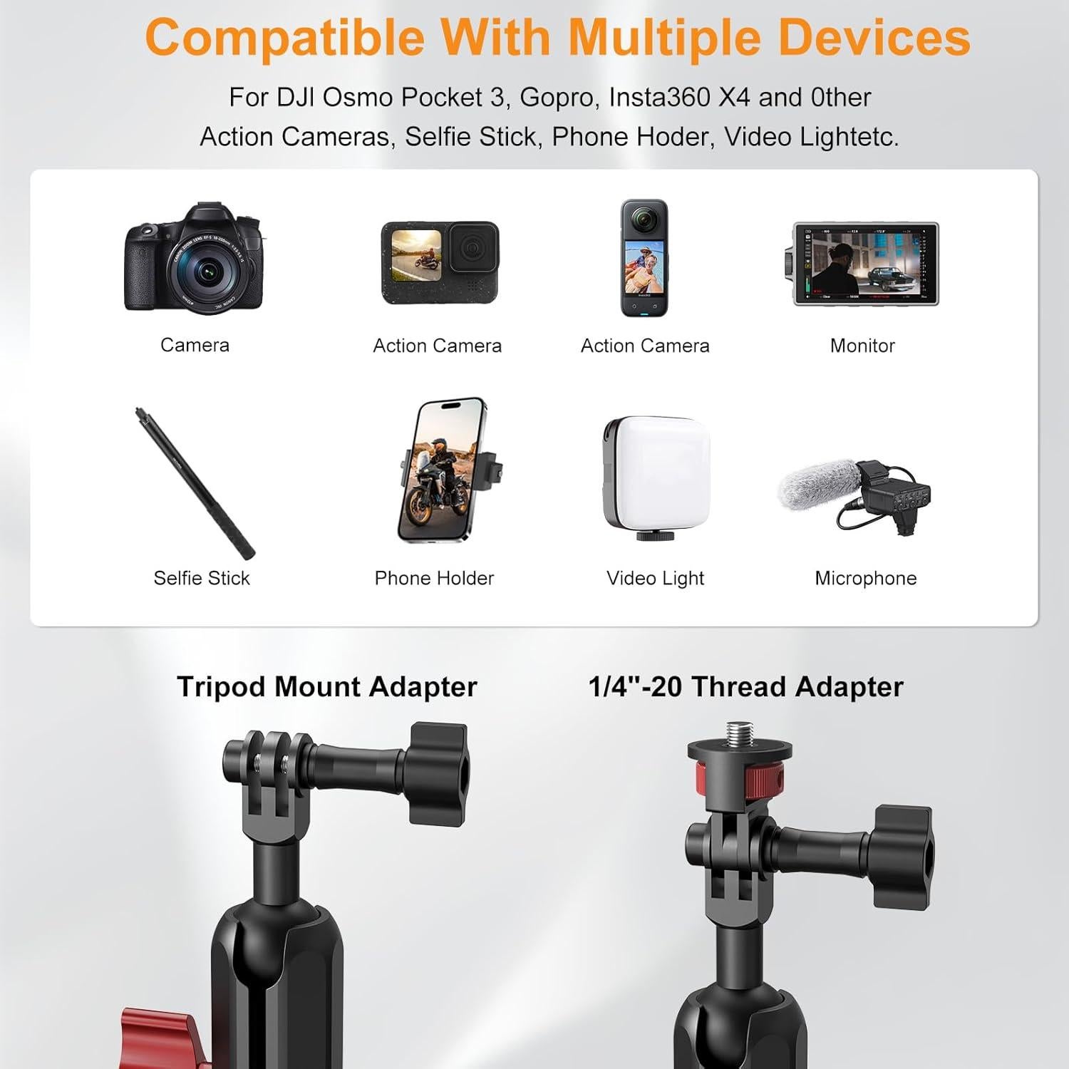 Kit de Montaje con Ventosa Mechrig MRJC019 - 360° Ajustable