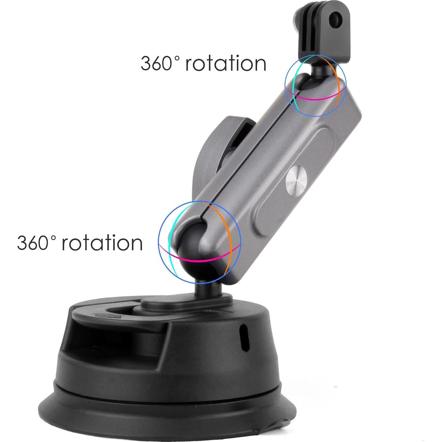 Soporte de Ventosa YALLSAME para Coche con Rotación 360°